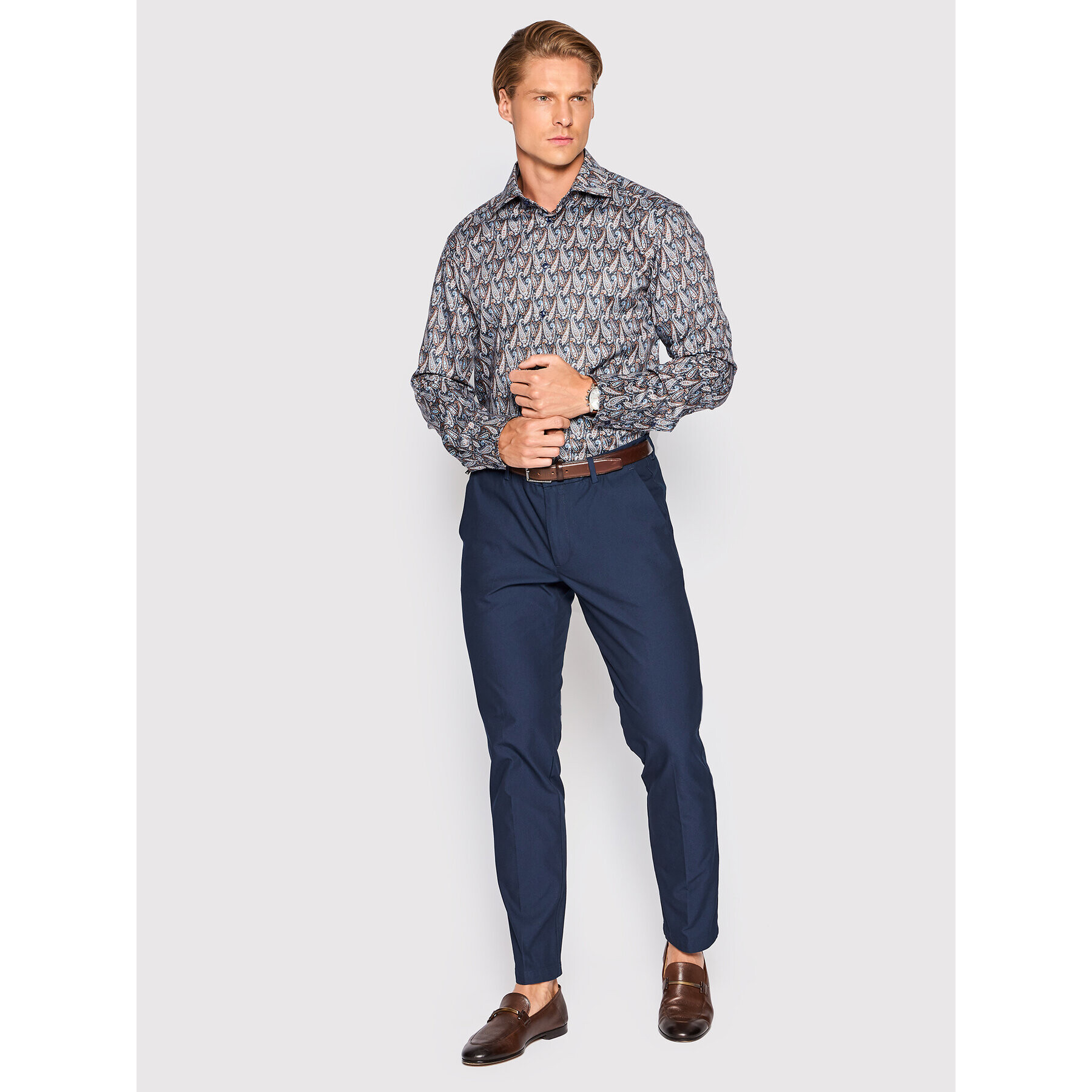 Eton Риза 100003505 Цветен Slim Fit - Pepit.bg