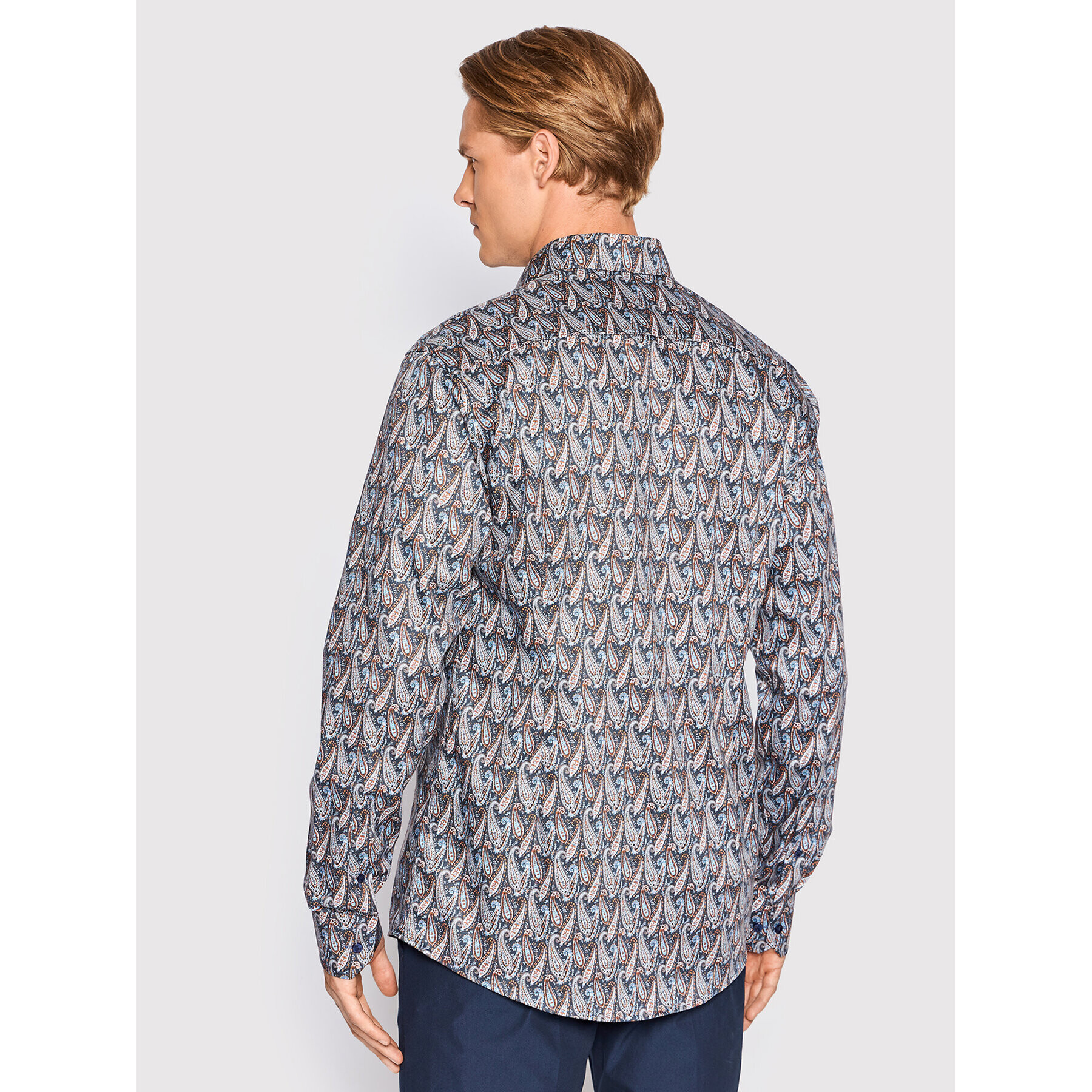 Eton Риза 100003505 Цветен Slim Fit - Pepit.bg