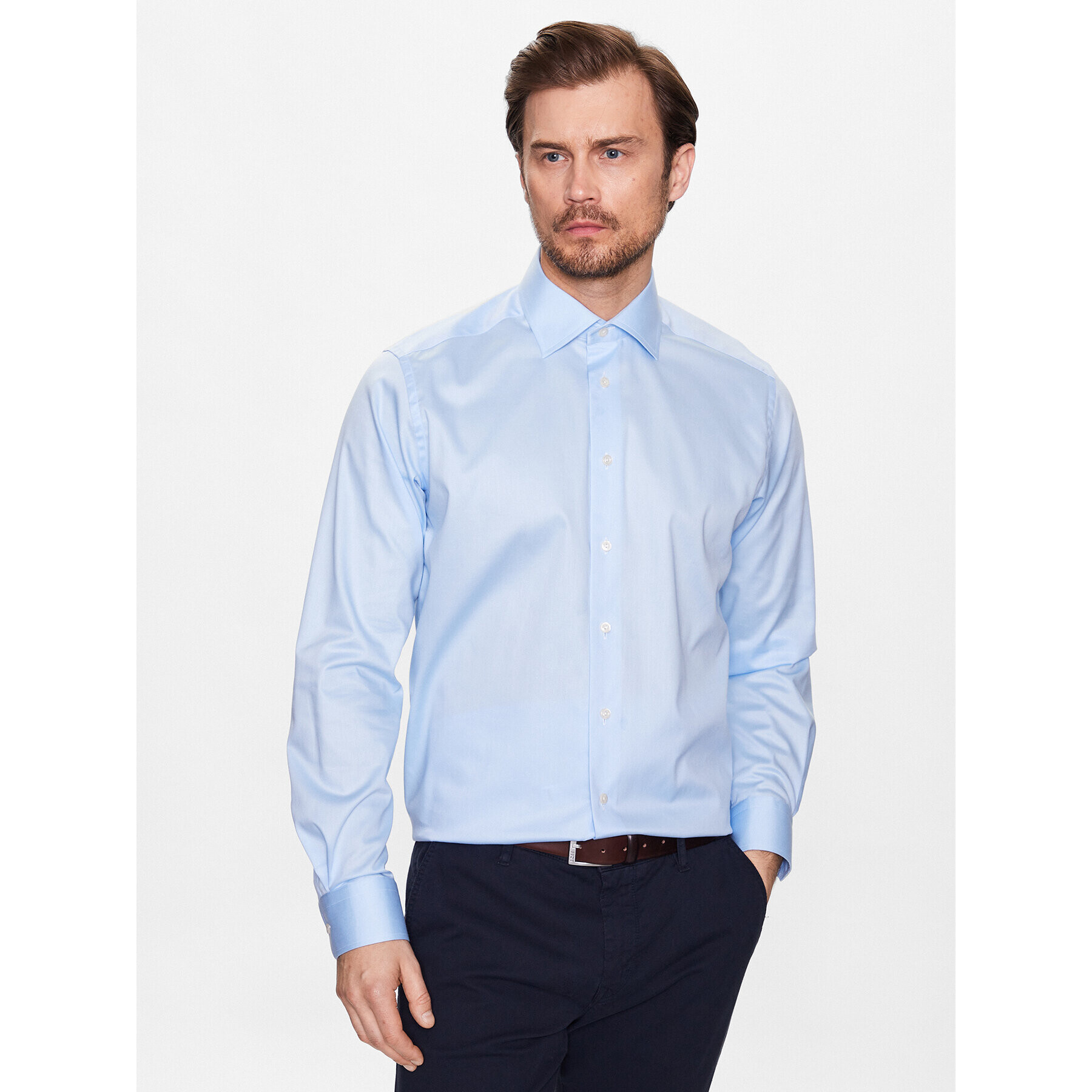 Eton Риза 100004068 Син Regular Fit - Pepit.bg