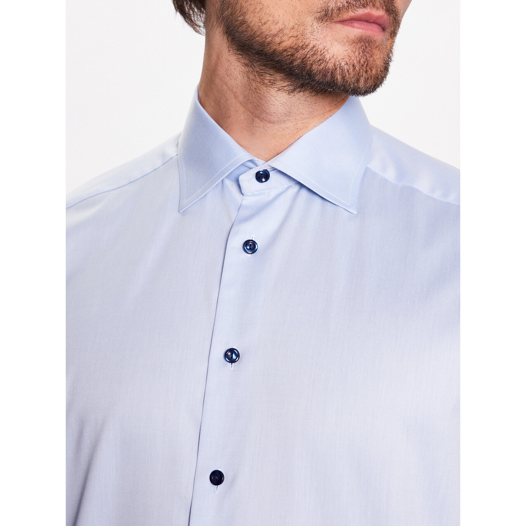 Eton Риза 100004650 Син Regular Fit - Pepit.bg