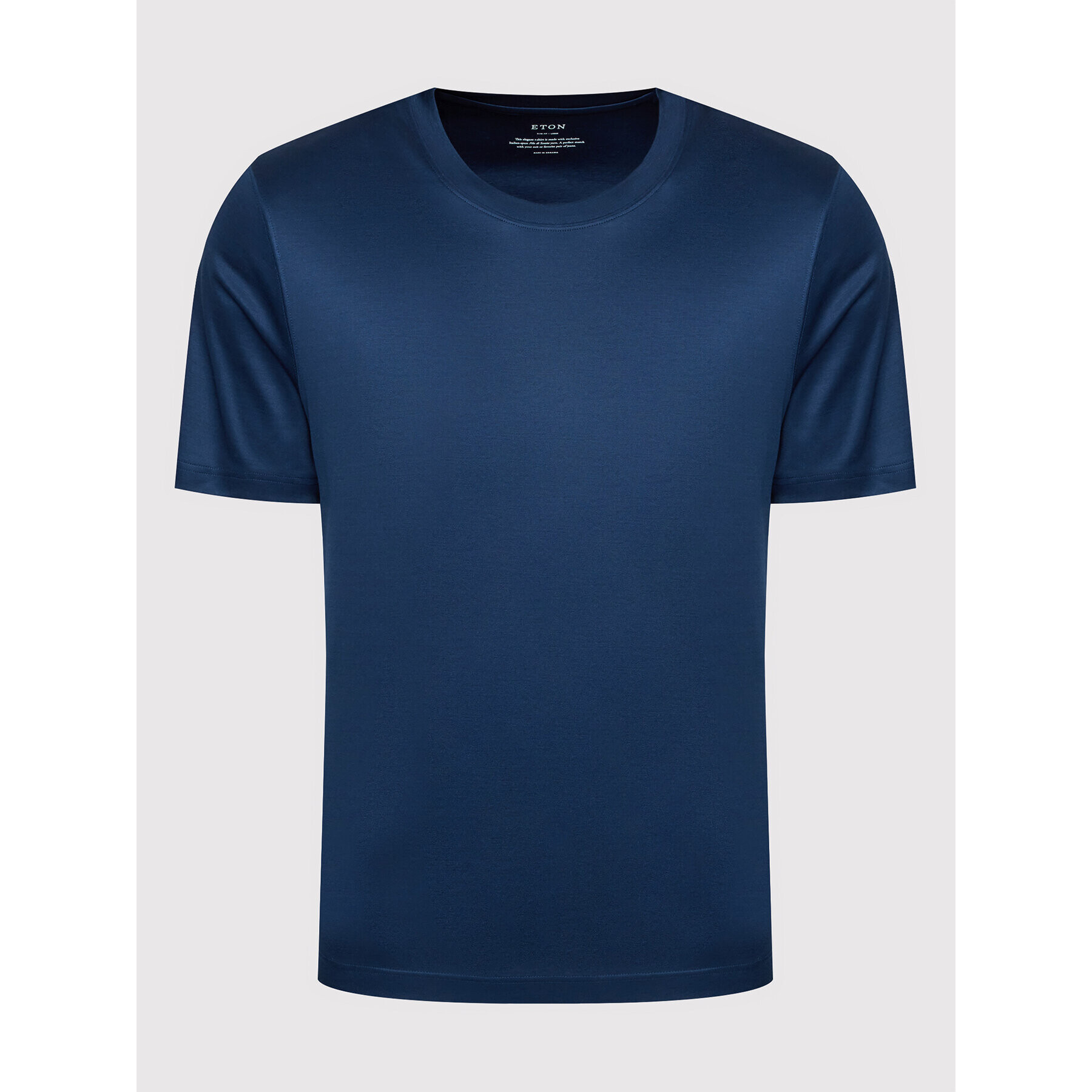 Eton Тишърт 100002356 Тъмносин Slim Fit - Pepit.bg
