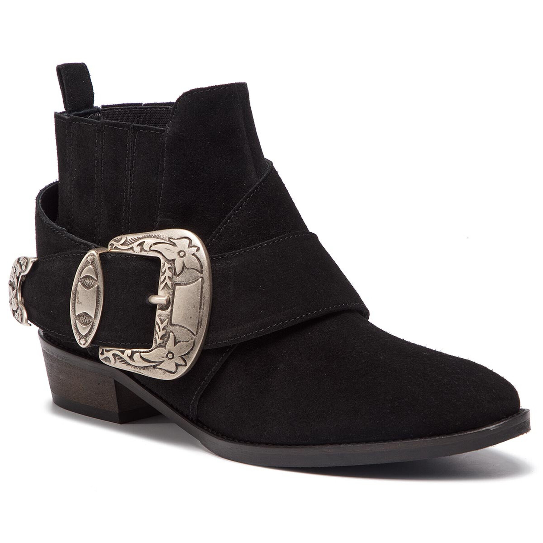 Eva Minge Боти Urrez 4J 18SF1372687EF Черен - Pepit.bg