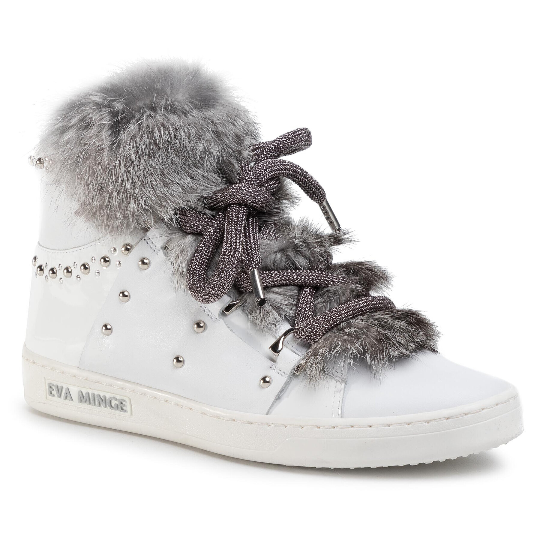 Eva Minge Сникърси EM-10-06-000487 Бял - Pepit.bg