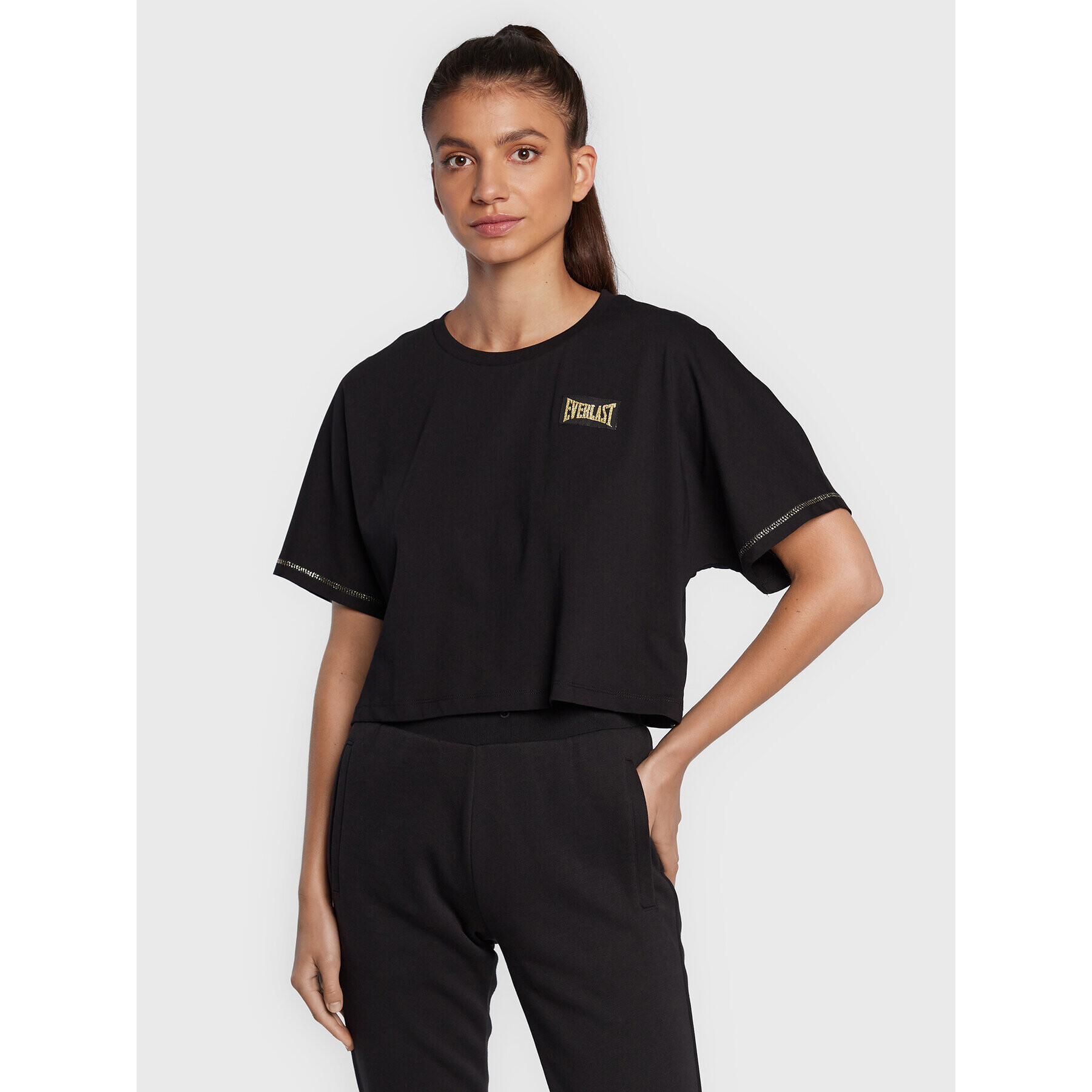 Everlast Тишърт 894110-50 Черен Relaxed Fit - Pepit.bg