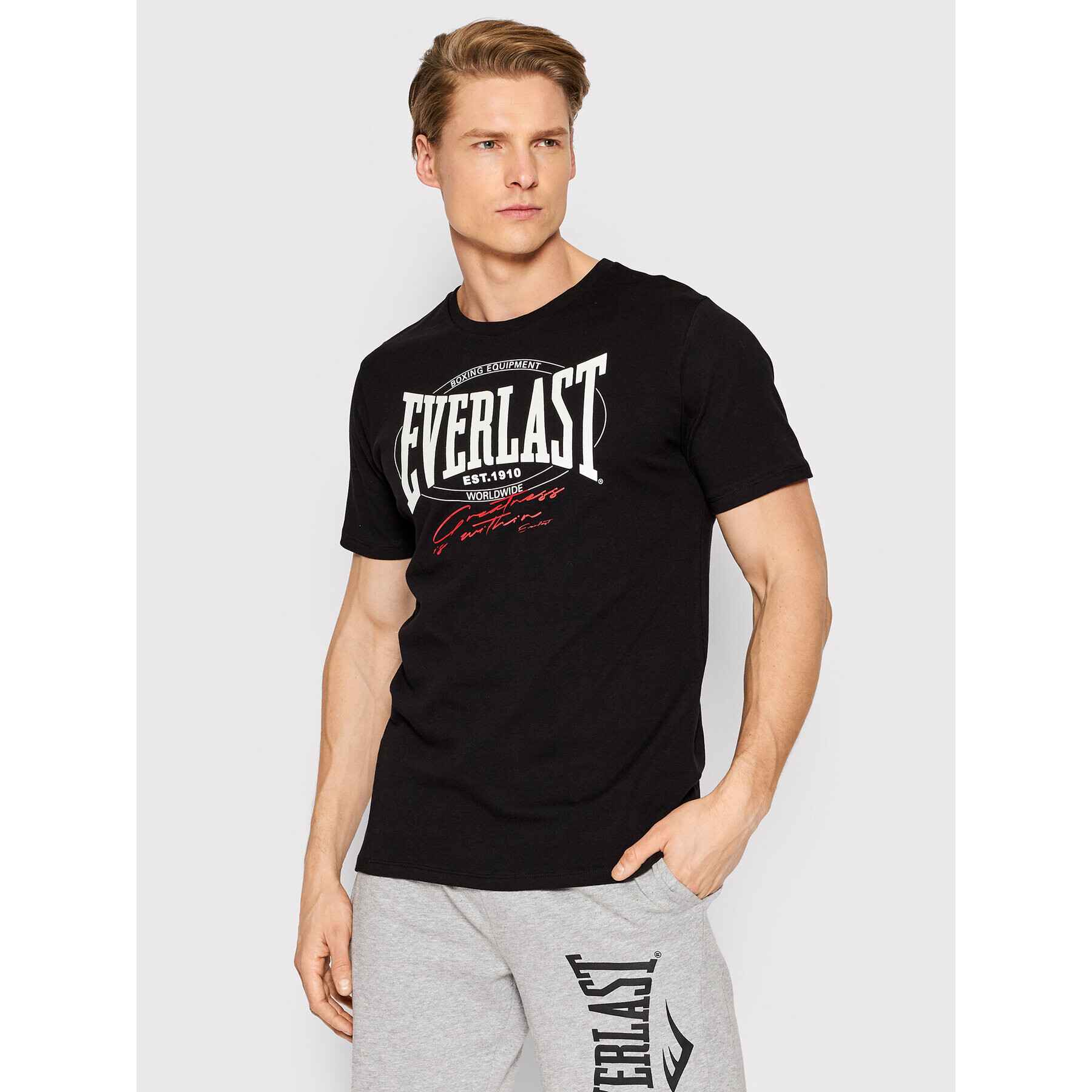 Everlast Тишърт 894120-60 Черен Regular Fit - Pepit.bg