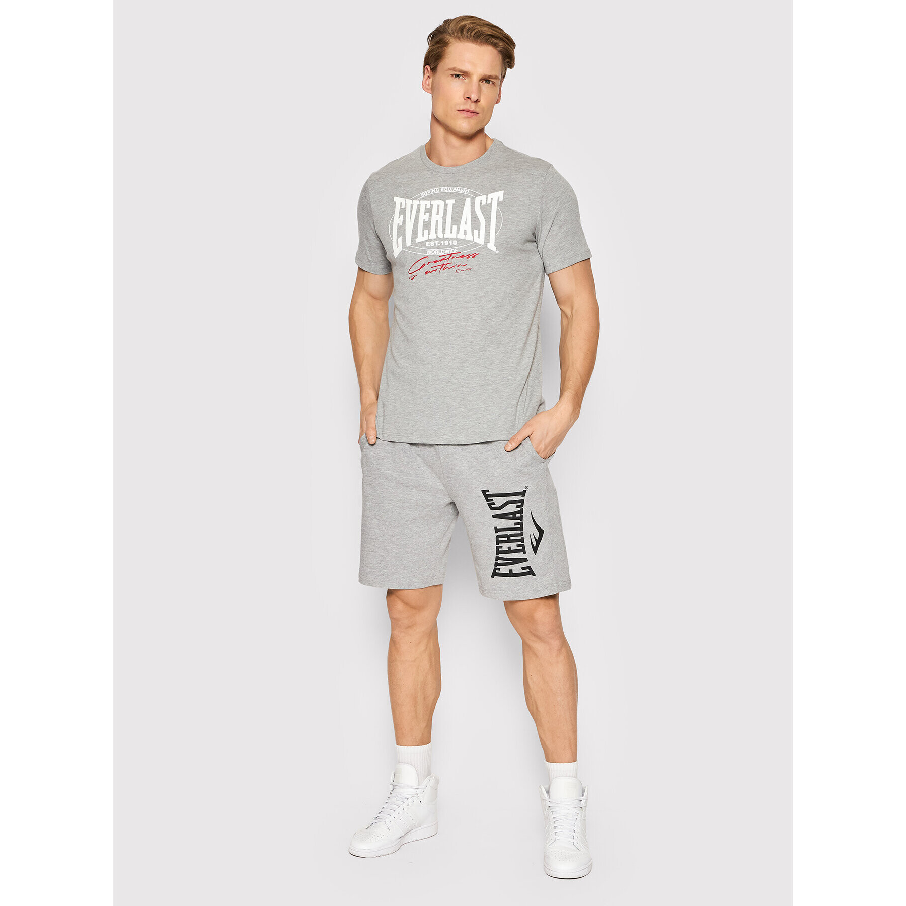 Everlast Тишърт 894121-60 Сив Regular Fit - Pepit.bg
