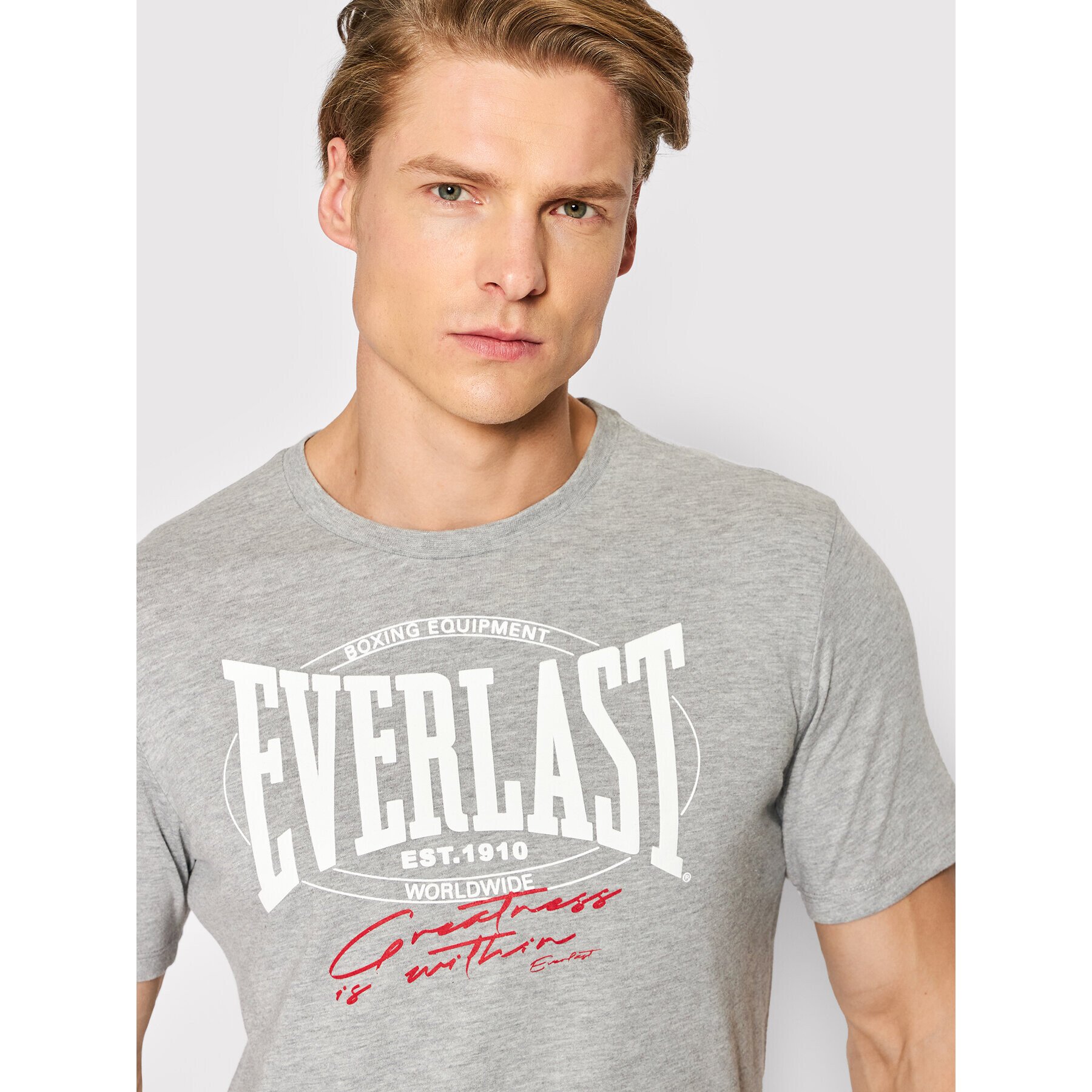 Everlast Тишърт 894121-60 Сив Regular Fit - Pepit.bg