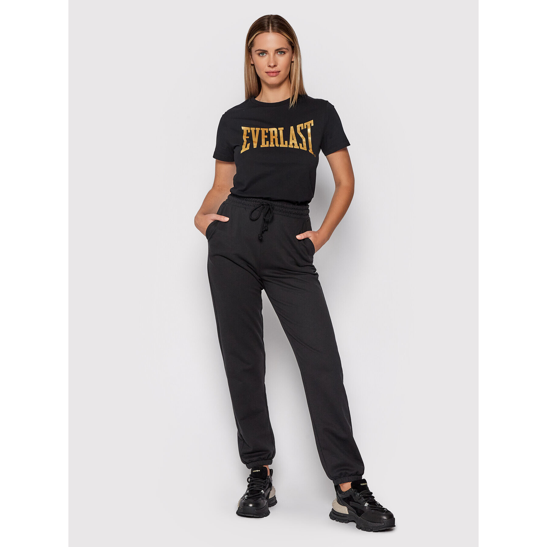 Everlast Тишърт Lawrence 2 848330-50 Черен Regular Fit - Pepit.bg