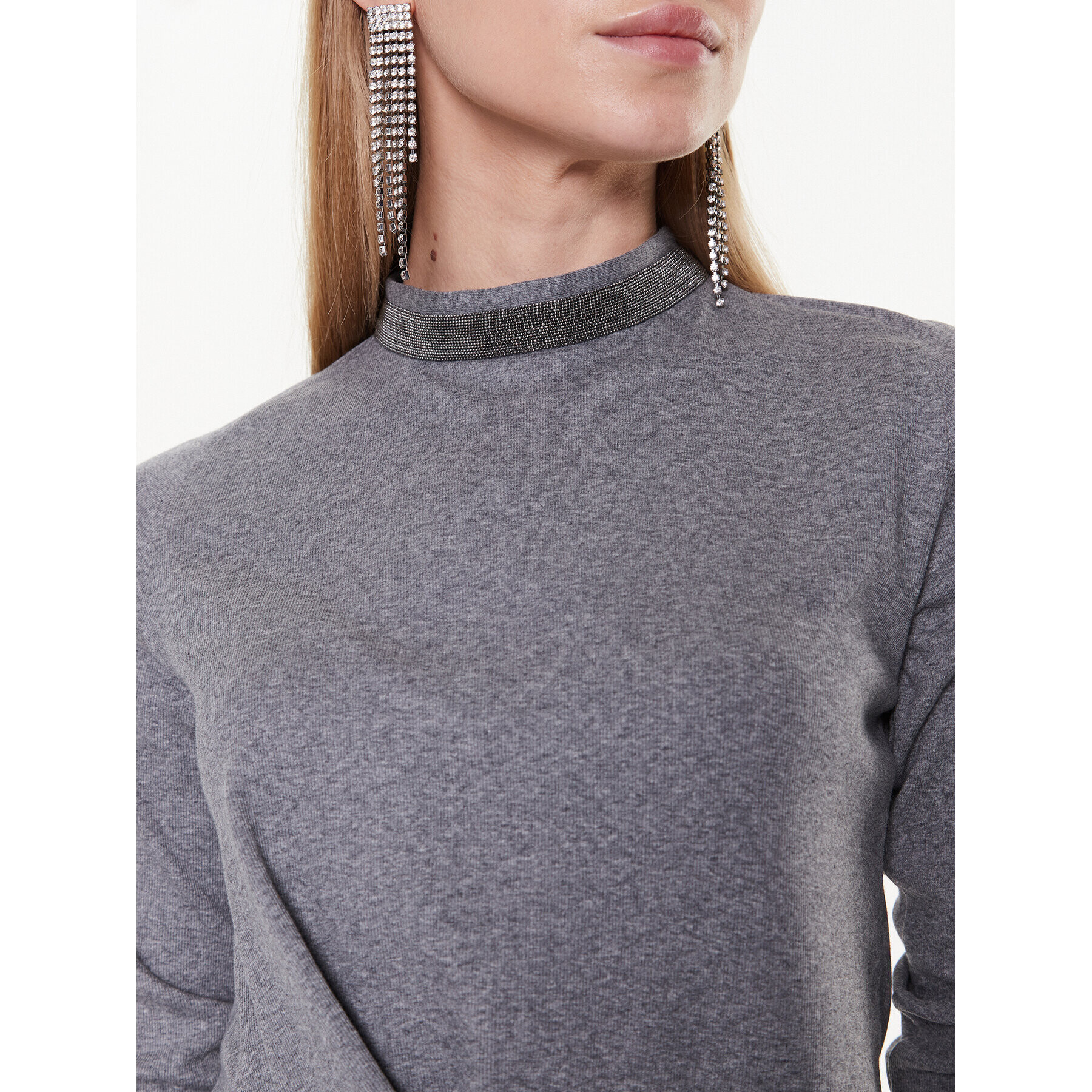 Fabiana Filippi Блуза JED222B708 Сив Regular Fit - Pepit.bg
