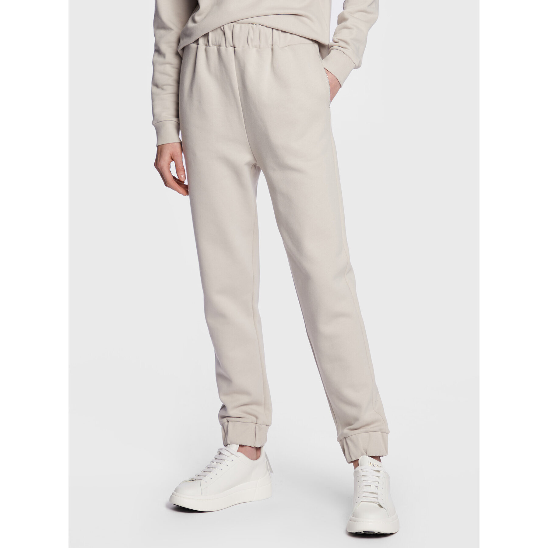 Fabiana Filippi Долнище анцуг PAD222W349 Сив Regular Fit - Pepit.bg
