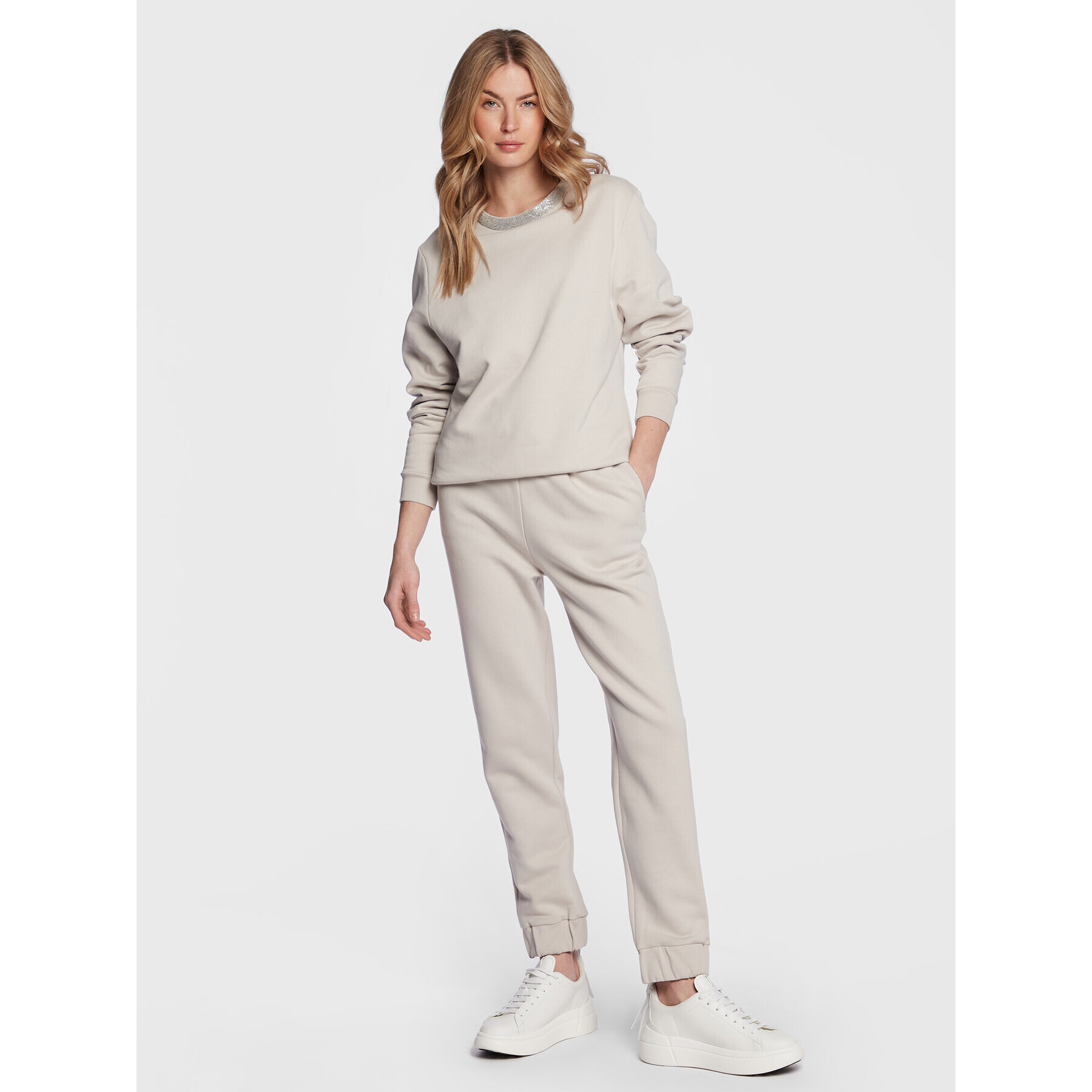 Fabiana Filippi Долнище анцуг PAD222W349 Сив Regular Fit - Pepit.bg