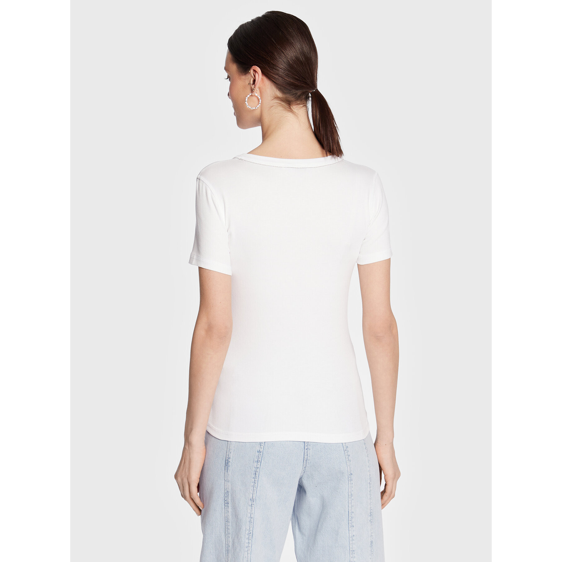 Fabiana Filippi Тишърт JEDP02W125 Бял Regular Fit - Pepit.bg