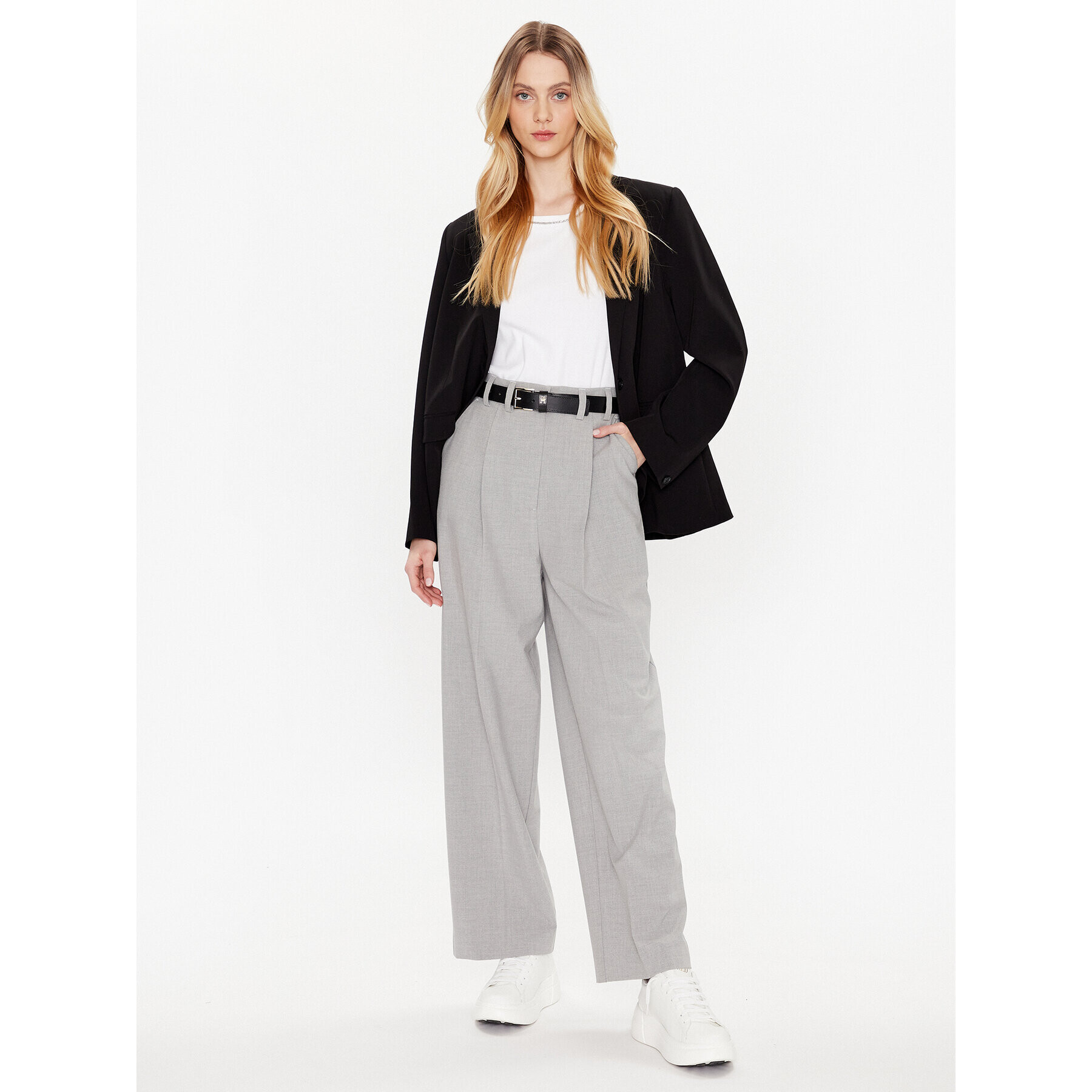 Fabiana Filippi топ JED273W150 Бял Regular Fit - Pepit.bg