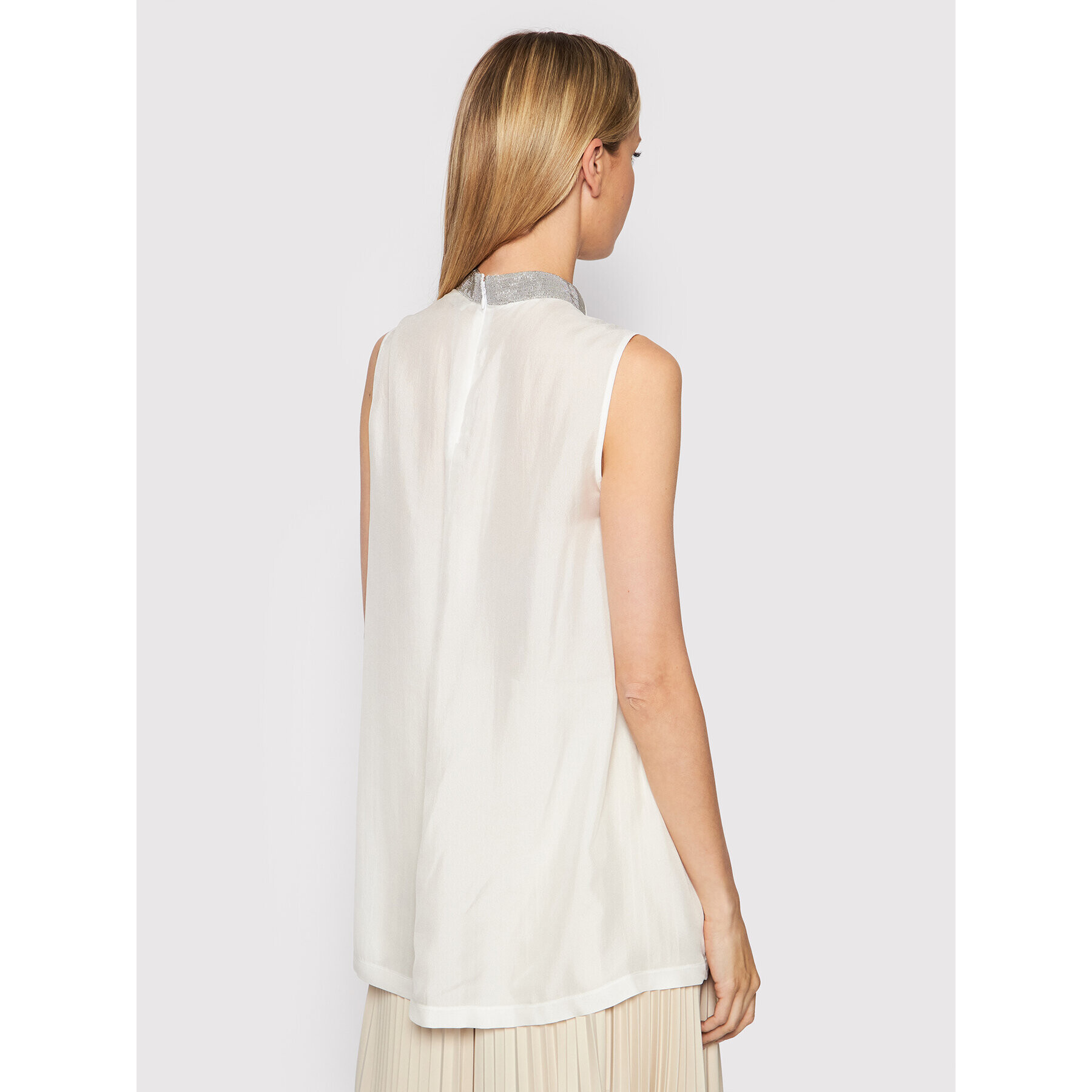 Fabiana Filippi топ TPD272W302 Бял Regular Fit - Pepit.bg