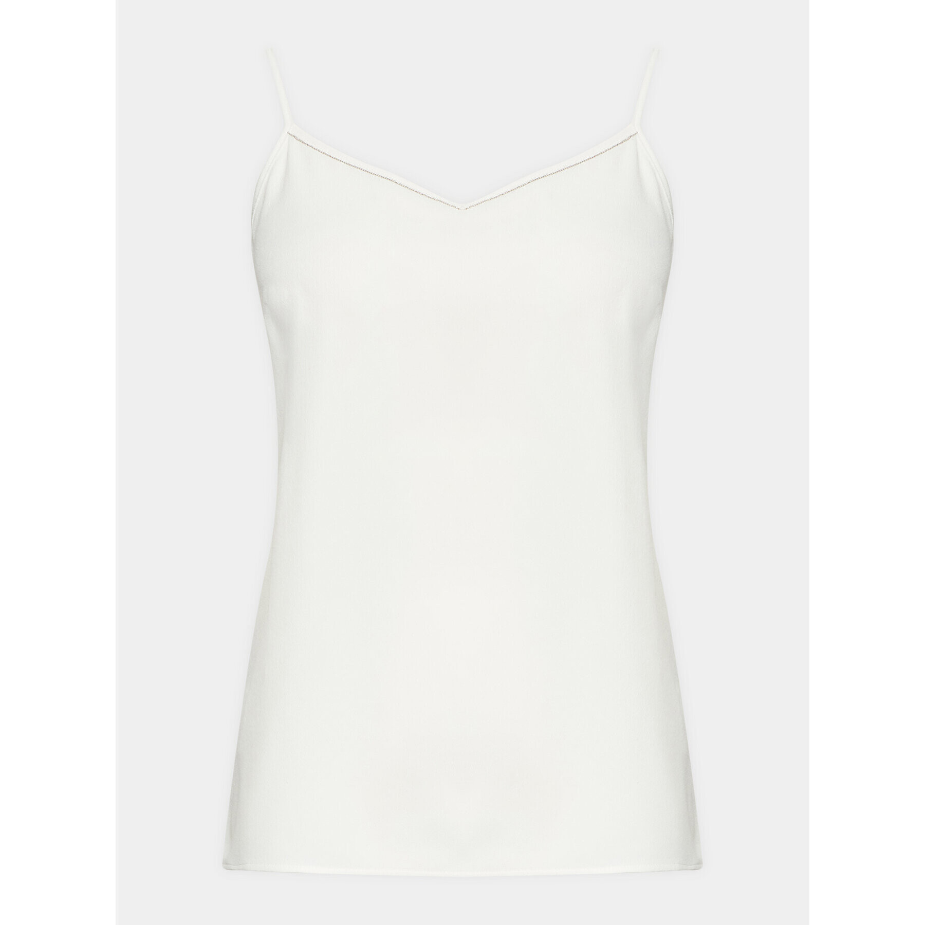 Fabiana Filippi топ TPDP02W311 Бял Regular Fit - Pepit.bg