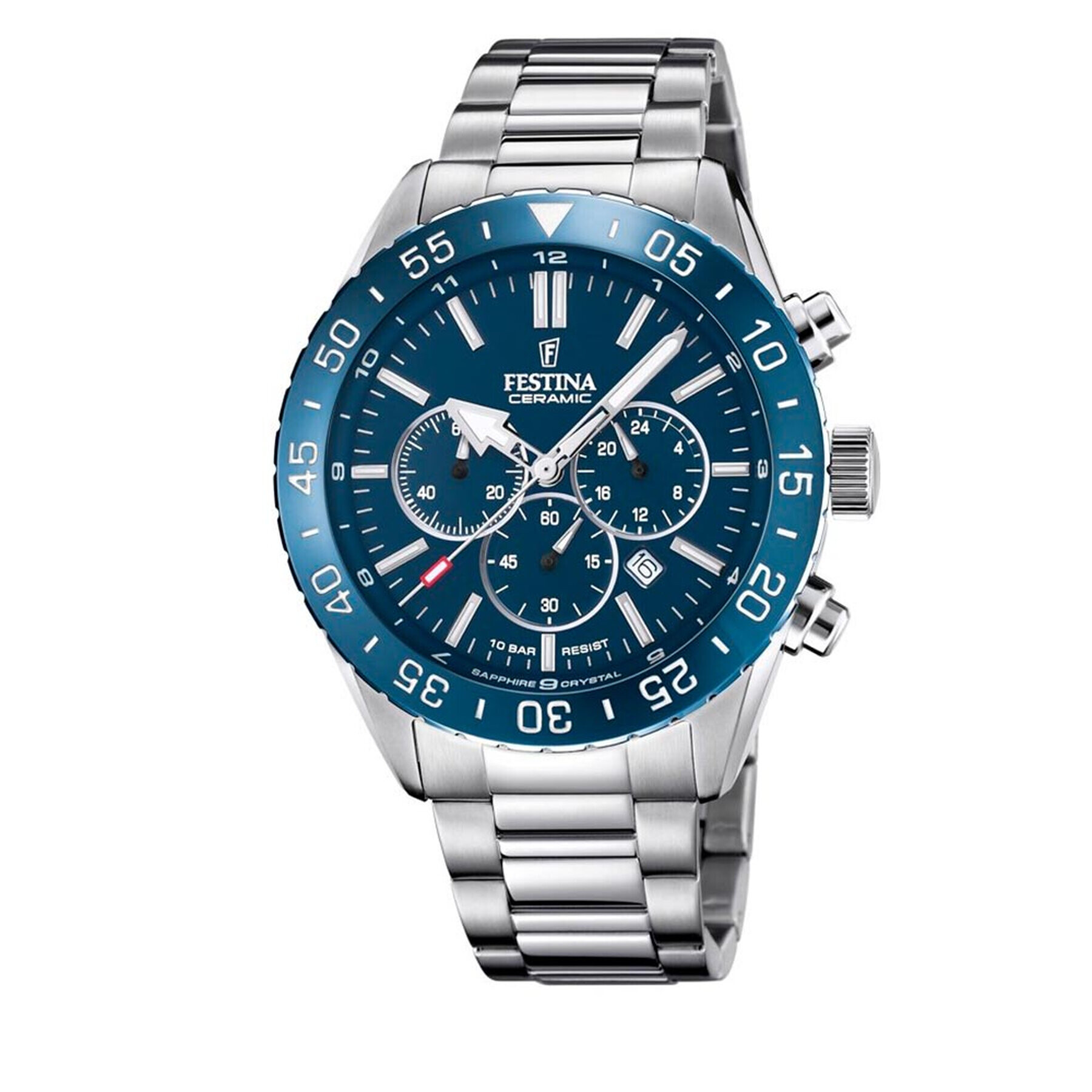 Festina Часовник Ceramic F20575/2 Сребрист - Pepit.bg