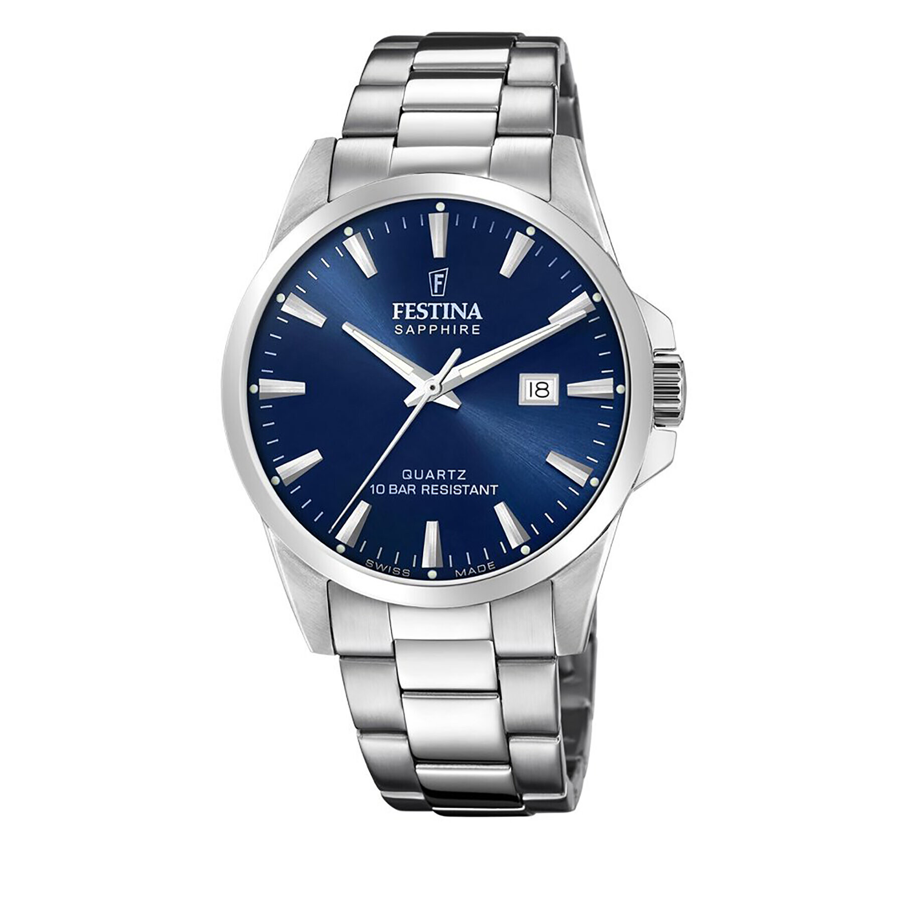 Festina Часовник Swiss Made 20024/3 Черен - Pepit.bg
