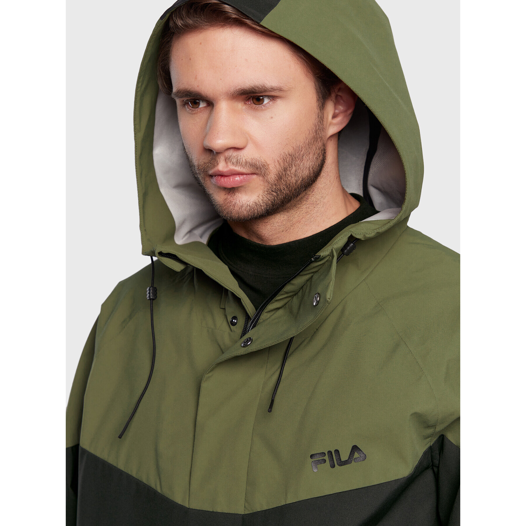 Fila Анорак Trencin FAM0196 Черен Regular Fit - Pepit.bg