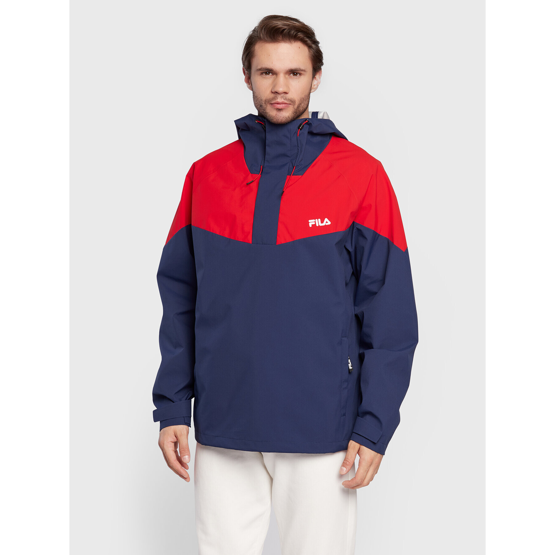 Fila Анорак Trencin FAM0196 Тъмносин Regular Fit - Pepit.bg