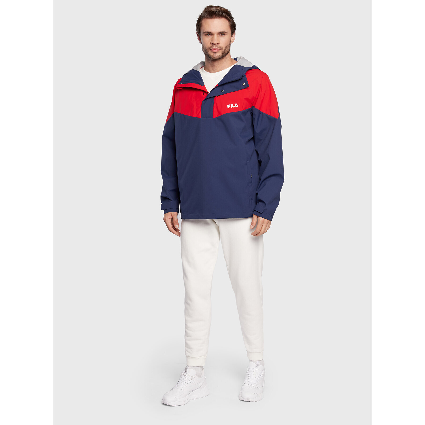 Fila Анорак Trencin FAM0196 Тъмносин Regular Fit - Pepit.bg