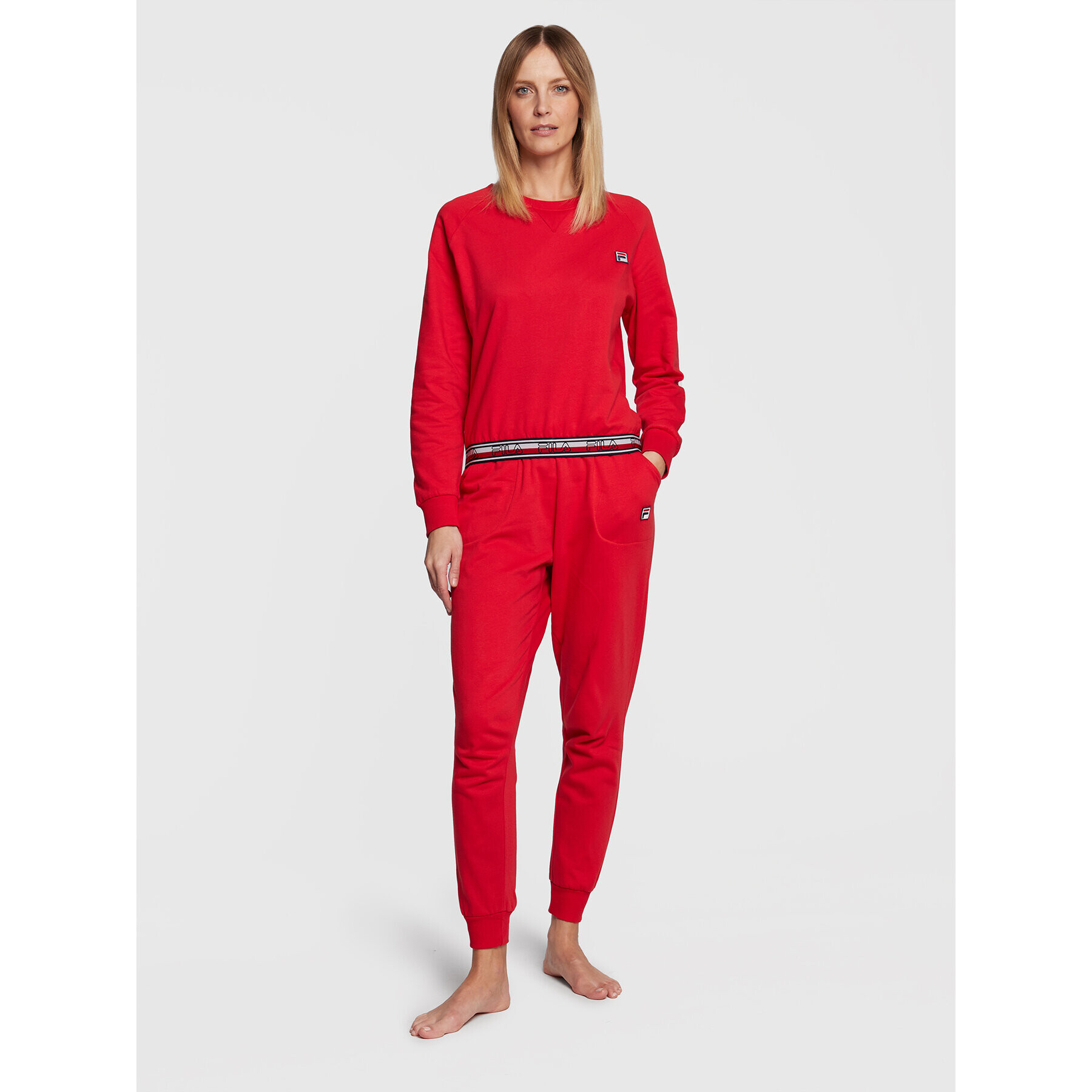 Fila Анцуг FPW4095 Червен Regular Fit - Pepit.bg