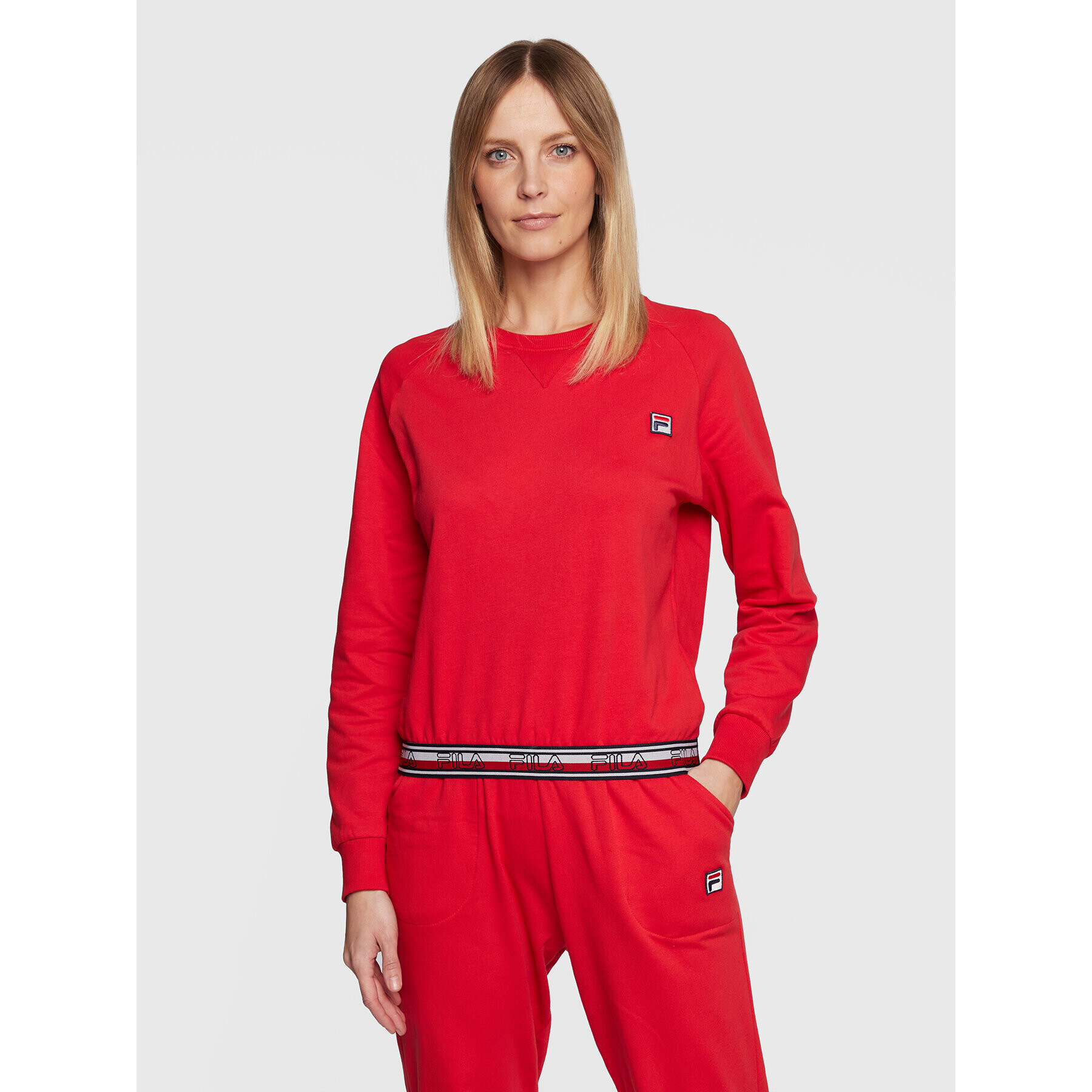 Fila Анцуг FPW4095 Червен Regular Fit - Pepit.bg