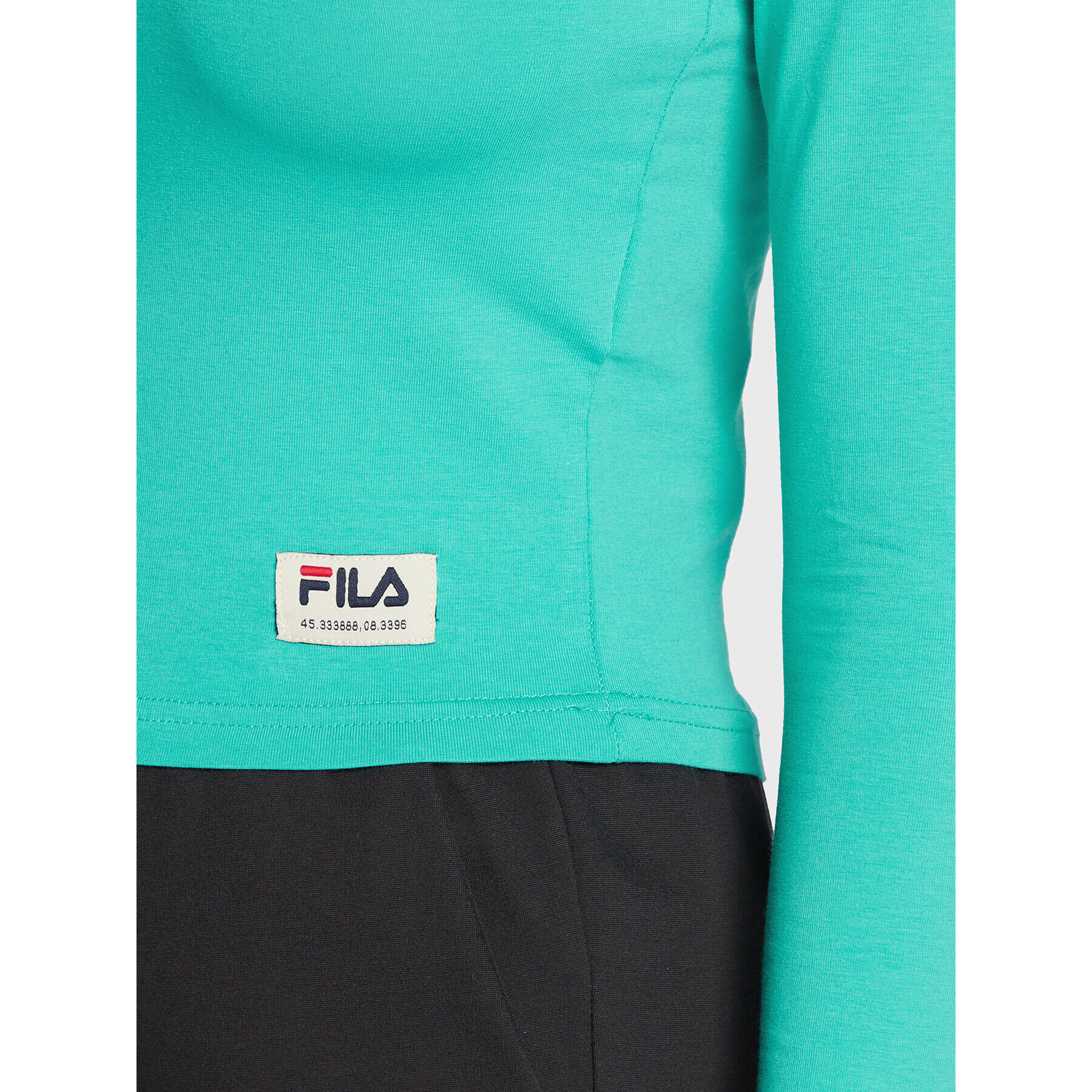 Fila Блуза Tarsia FAW0248 Зелен Cropped Fit - Pepit.bg