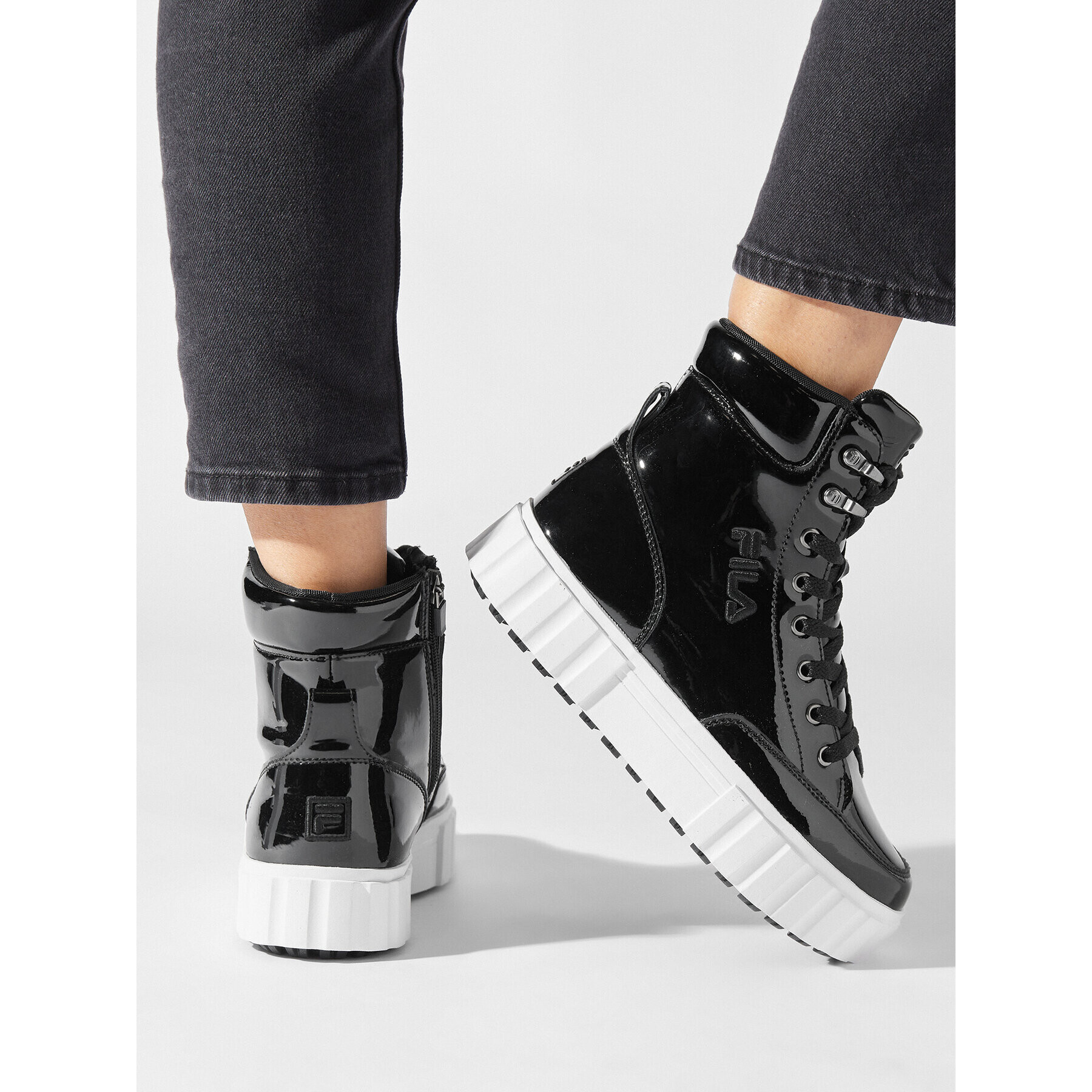 Fila Боти Sandblast High FFT0052.80010 Черен - Pepit.bg