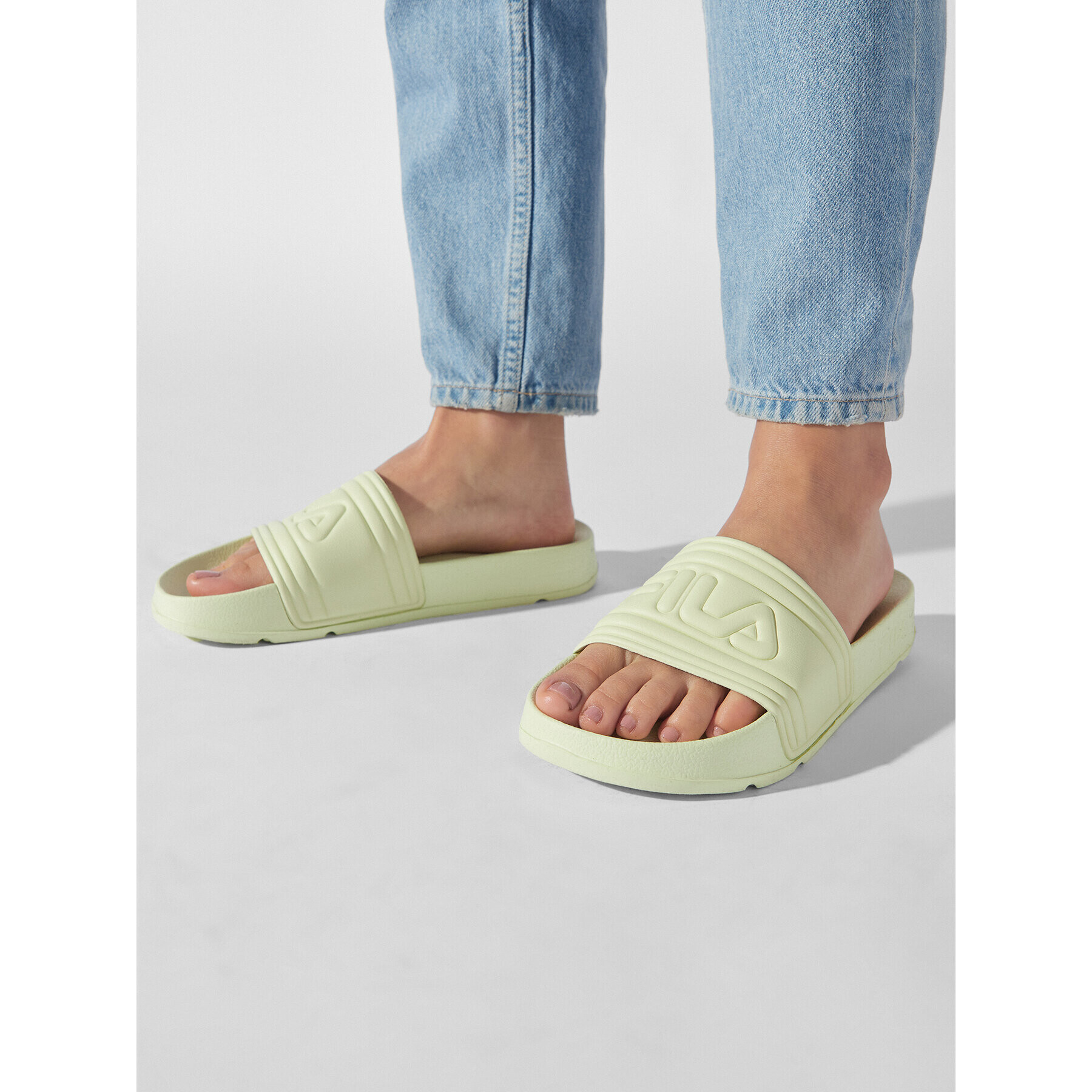 Fila Чехли Morro Bay Slipper Wmn FFW0106.60042 Зелен - Pepit.bg