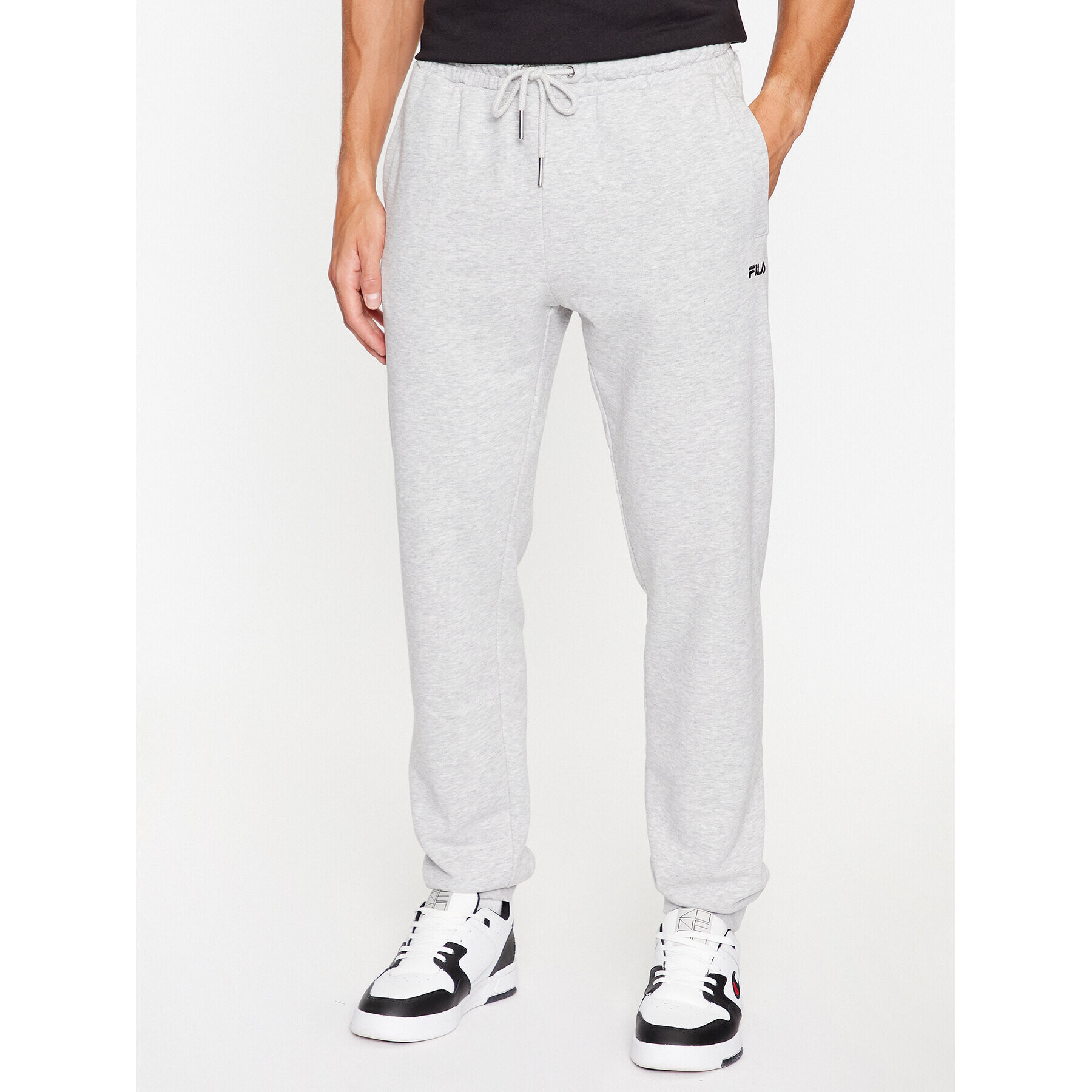 Fila Долнище анцуг FAM0342 Сив Regular Fit - Pepit.bg