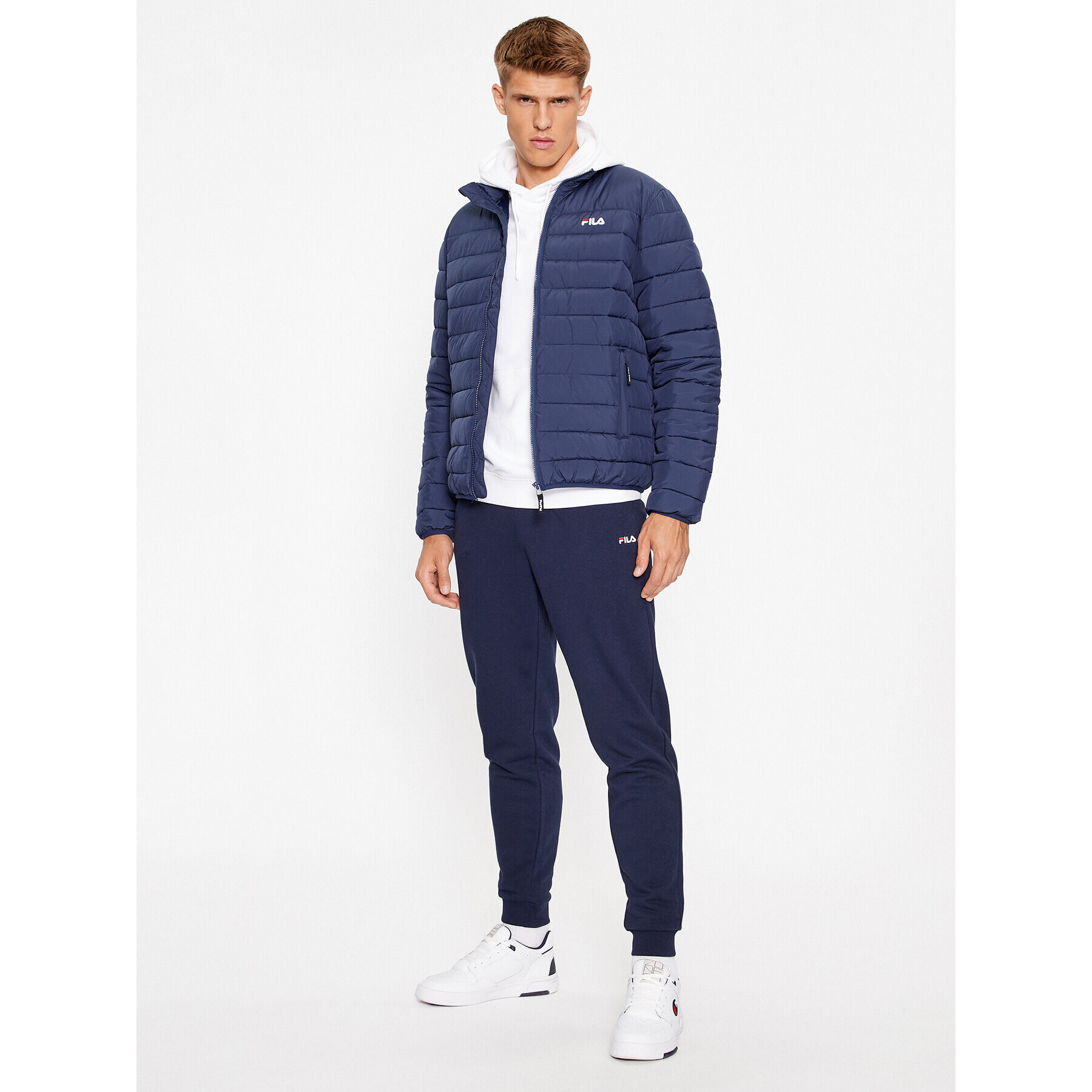 Fila Долнище анцуг FAM0500 Тъмносин Regular Fit - Pepit.bg