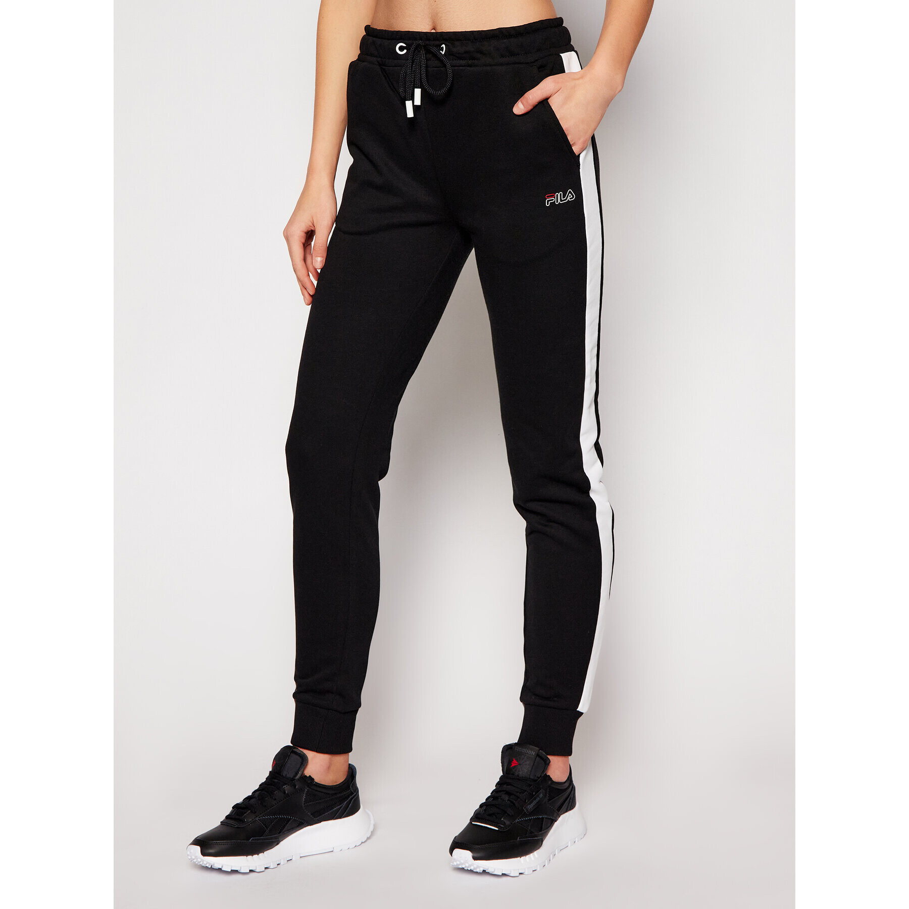 Fila Долнище анцуг Laki 683347 Черен Regular Fit - Pepit.bg