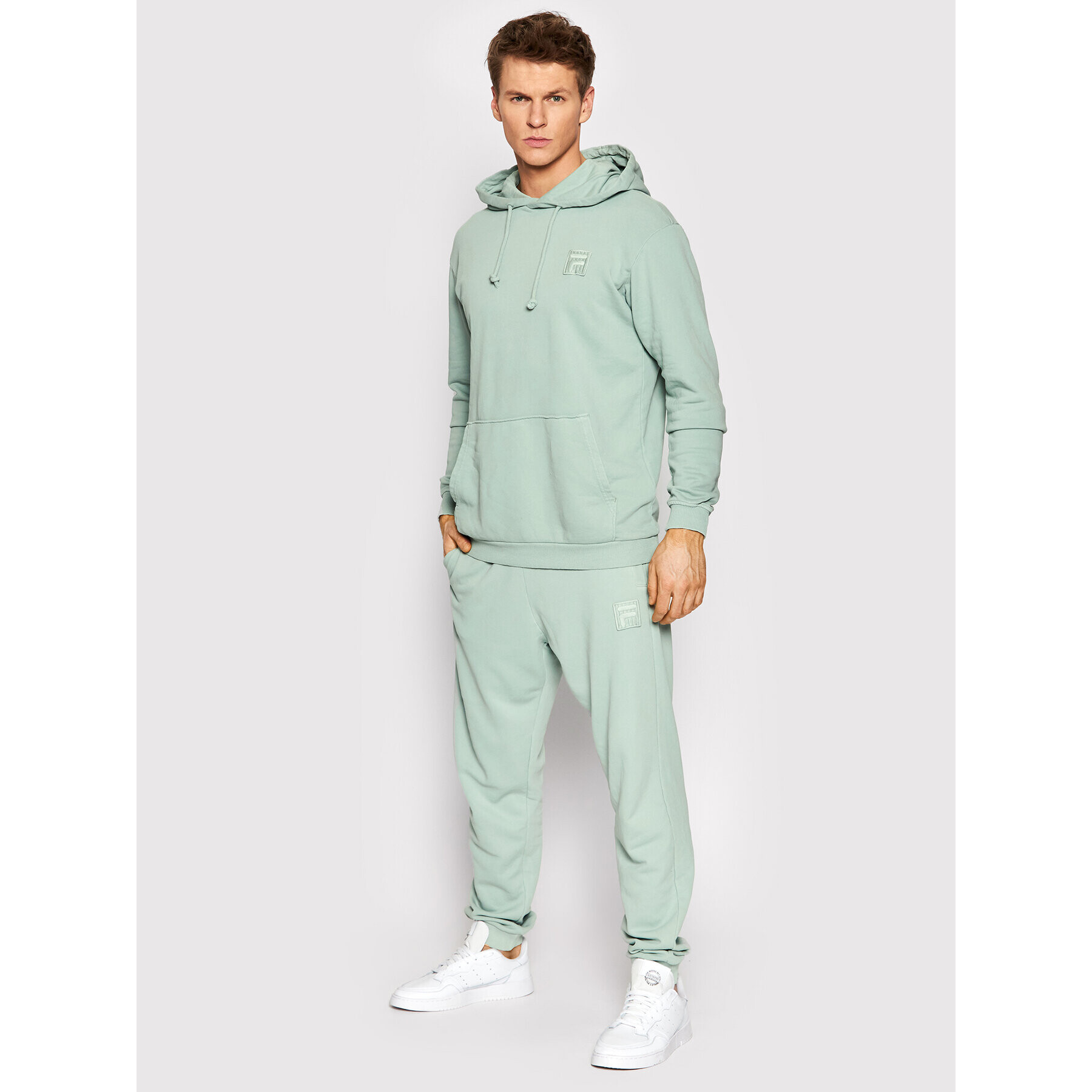 Fila Долнище анцуг Unisex Bastogne FAU0004 Зелен Regular Fit - Pepit.bg