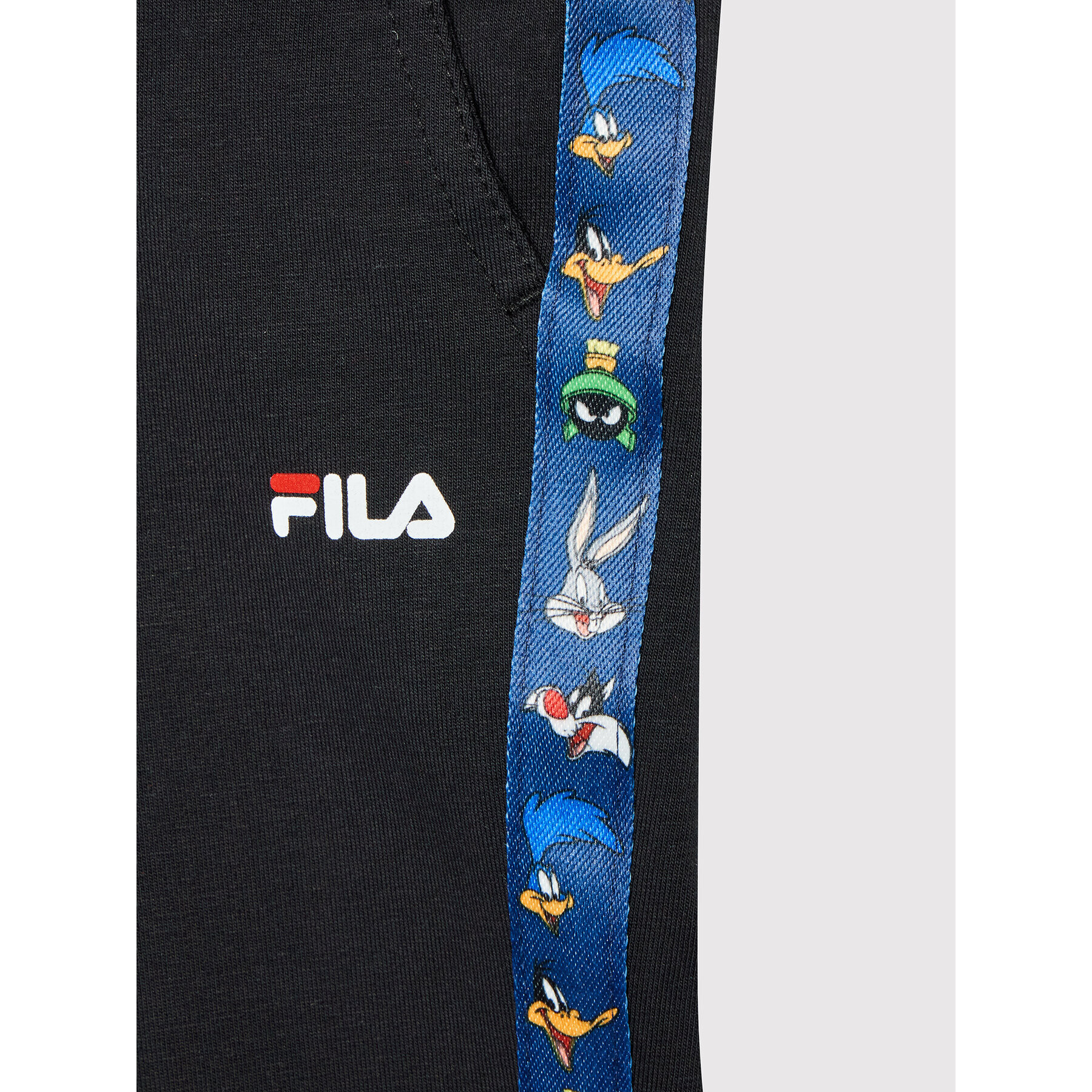 Fila Долнище анцуг Lebusa Taped FAK0043 Черен Regular Fit - Pepit.bg