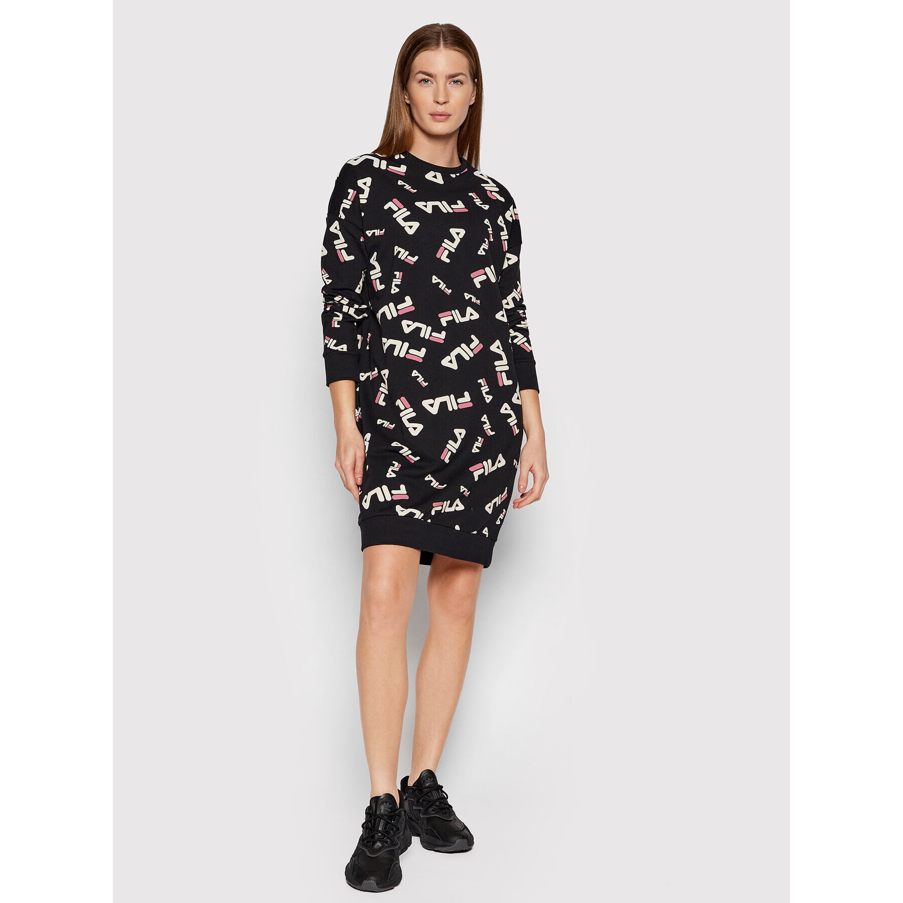 Fila Ежедневна рокля FPW4066 Черен Regular Fit - Pepit.bg