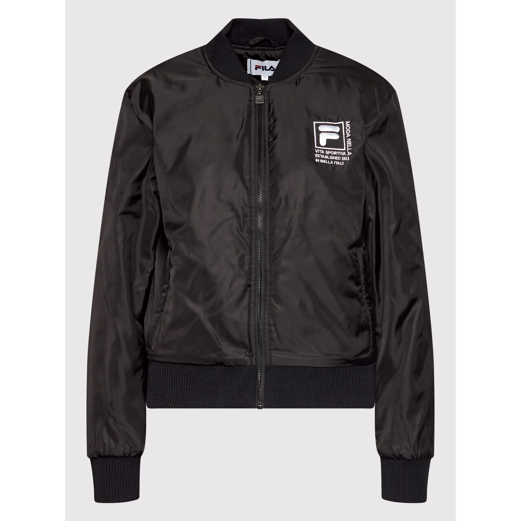 Fila Яке бомбър Rach 689336 Черен Relaxed Fit - Pepit.bg