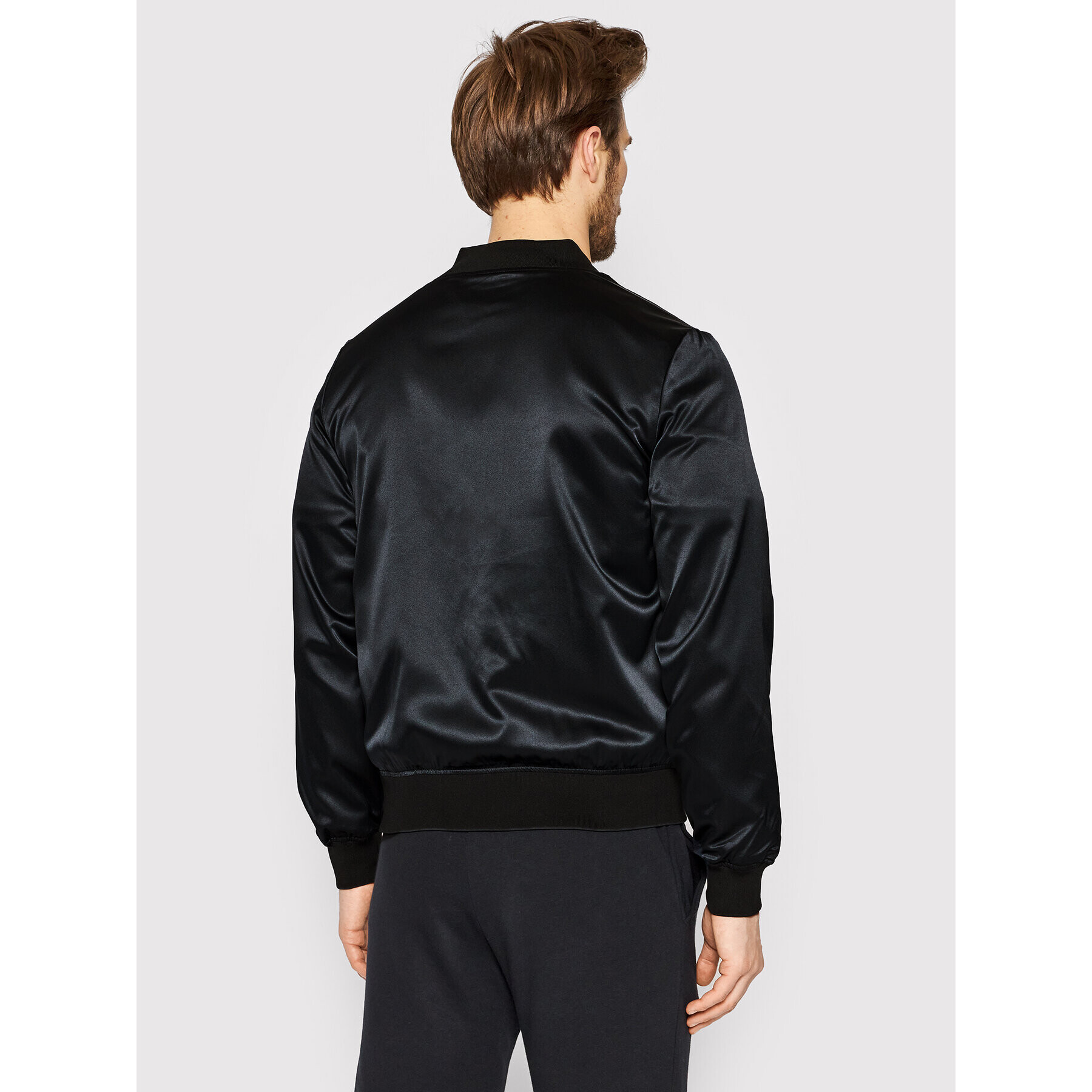 Fila Яке бомбър Troyes FAM0017 Черен Regular Fit - Pepit.bg
