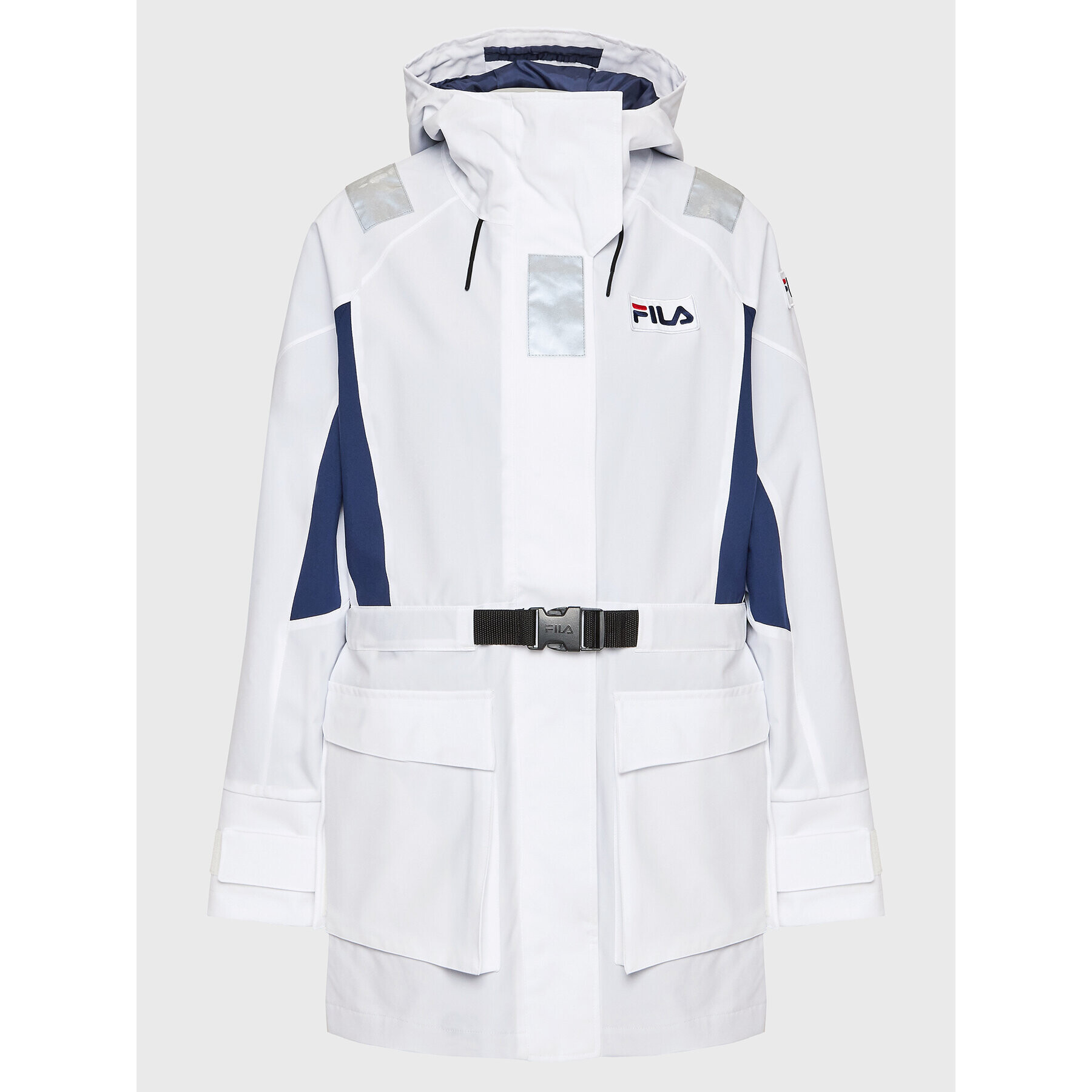 Fila Яке за дъжд Zinder FAW0264 Бял Regular Fit - Pepit.bg