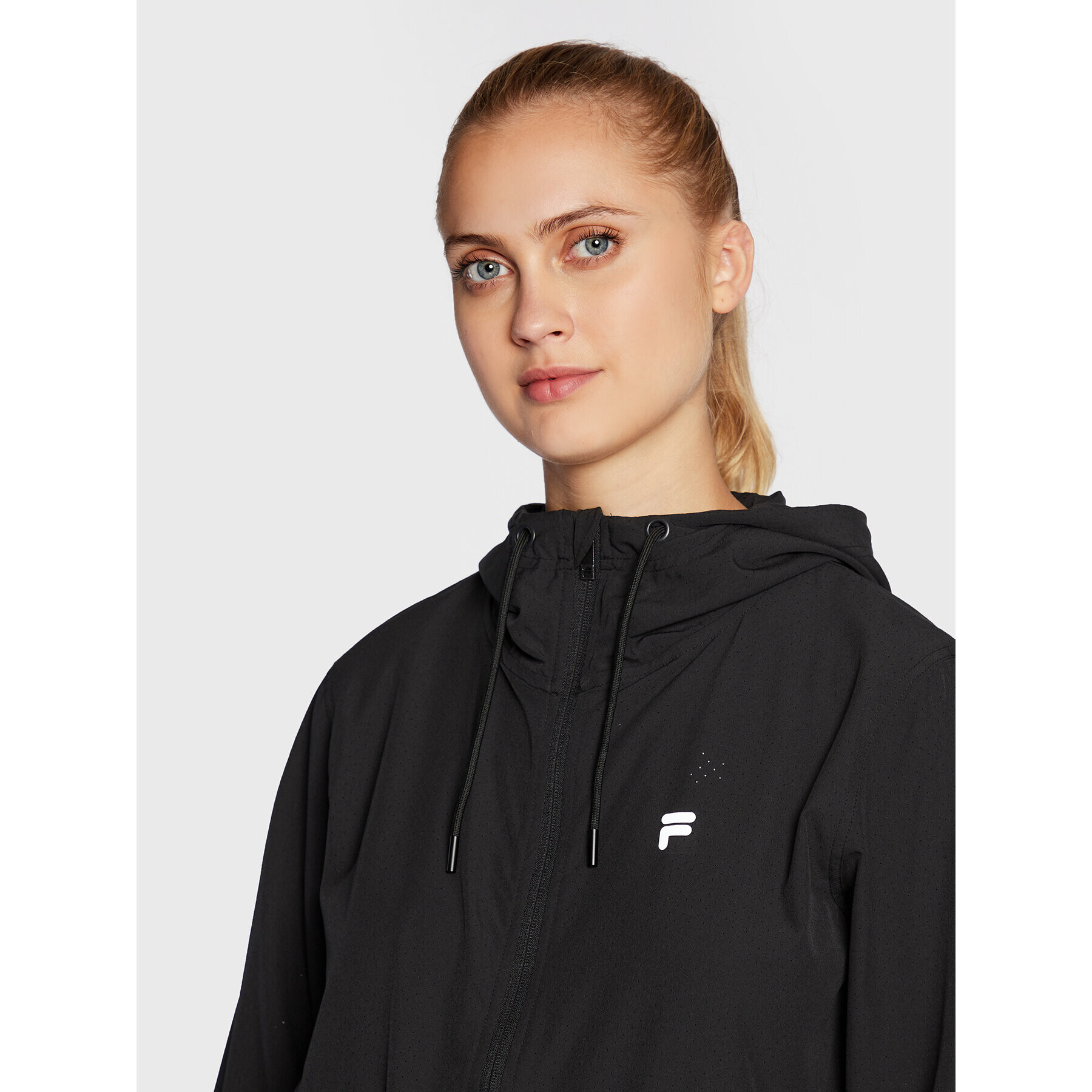 Fila Яке за джогинг Racine FAW0199 Черен Regular Fit - Pepit.bg