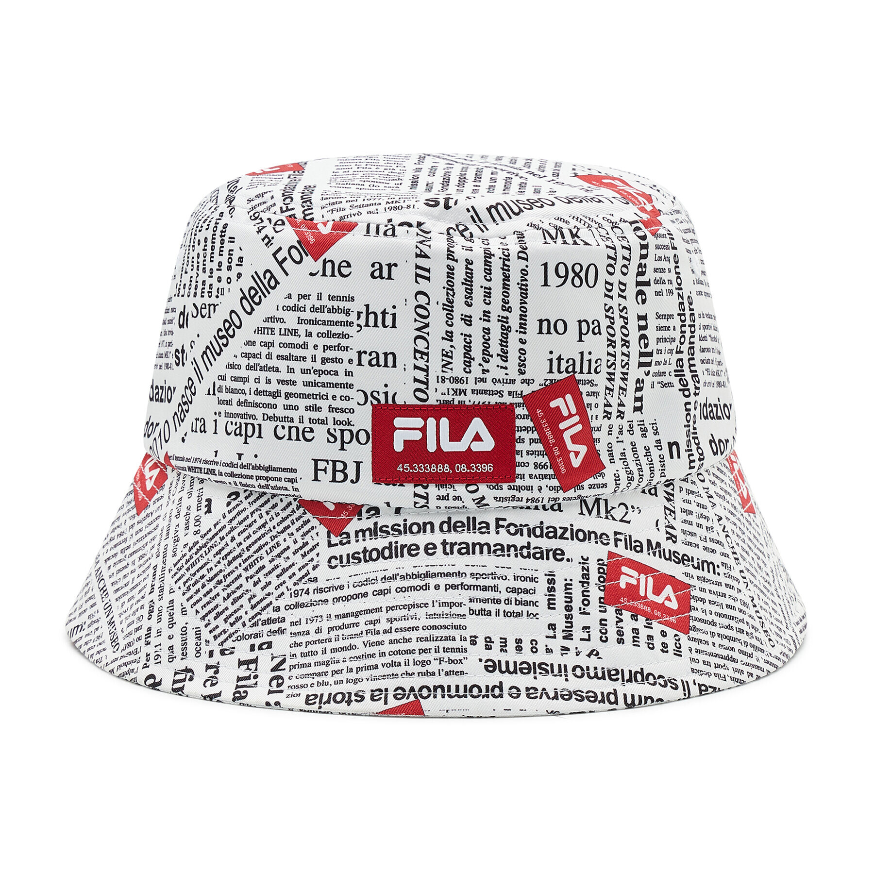 Fila Капела Bucket Brussels FCU0028 Бял - Pepit.bg