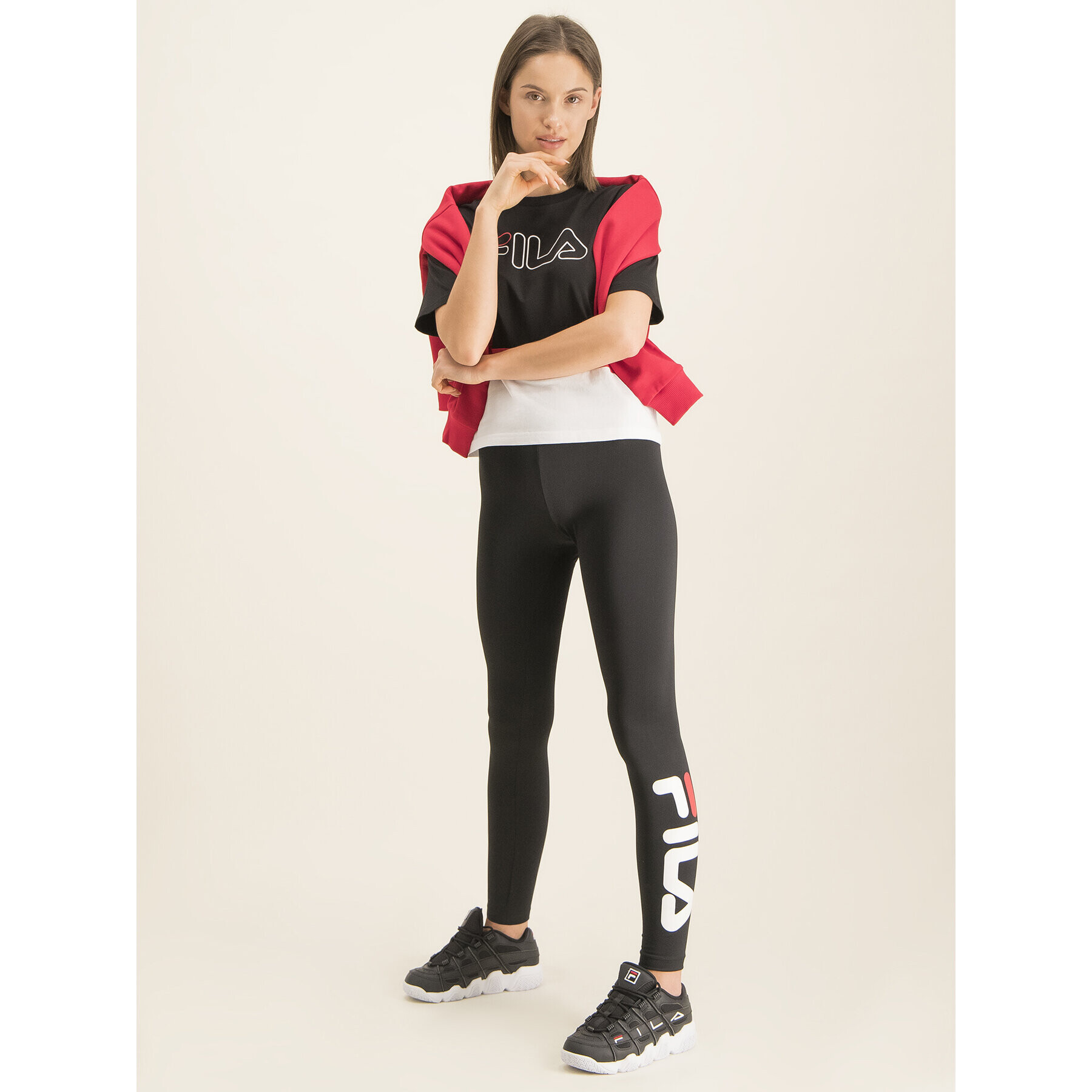 Fila Клин 681826 Черен Slim Fit - Pepit.bg