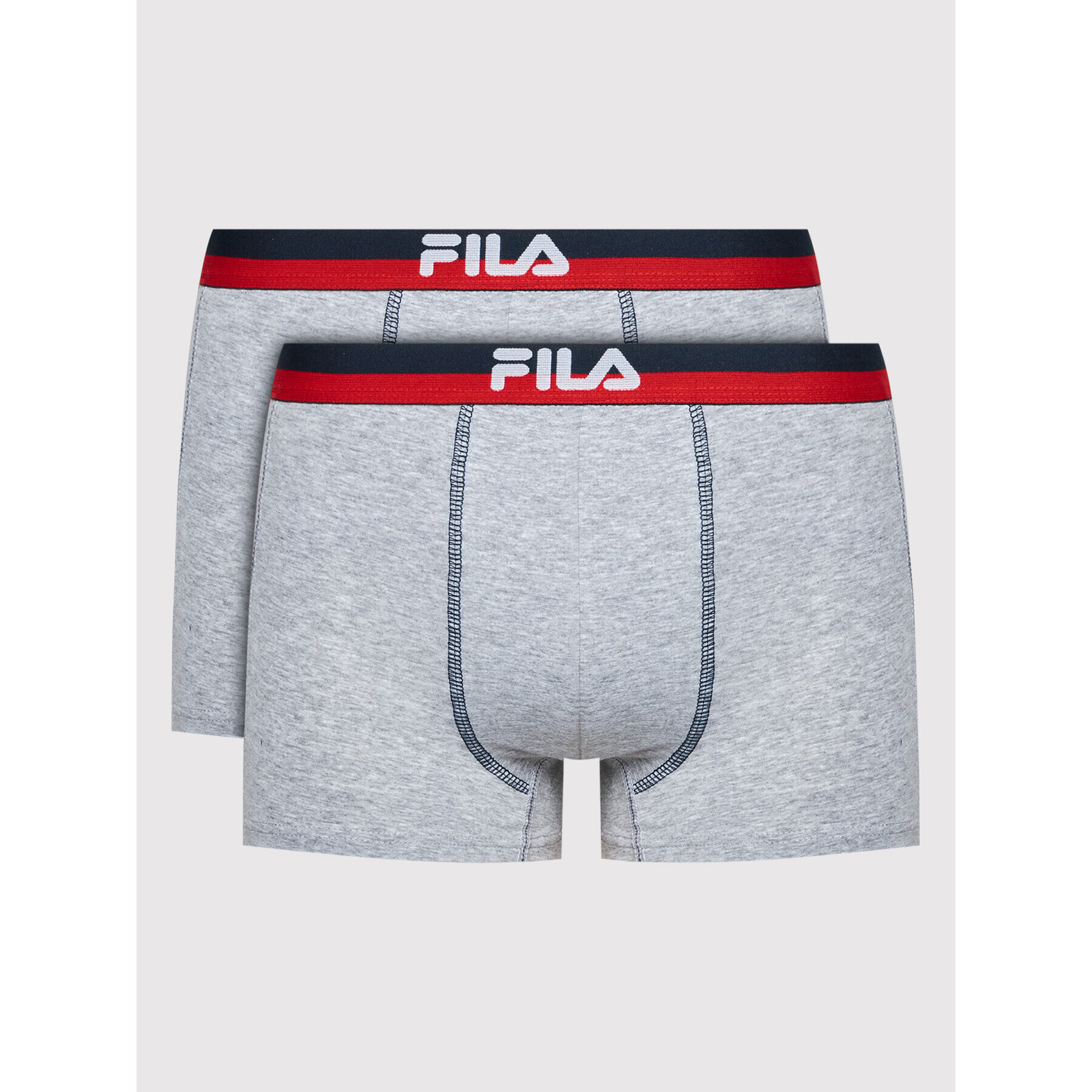 Fila Комплект 2 чифта боксерки FU5020/2 Сив - Pepit.bg