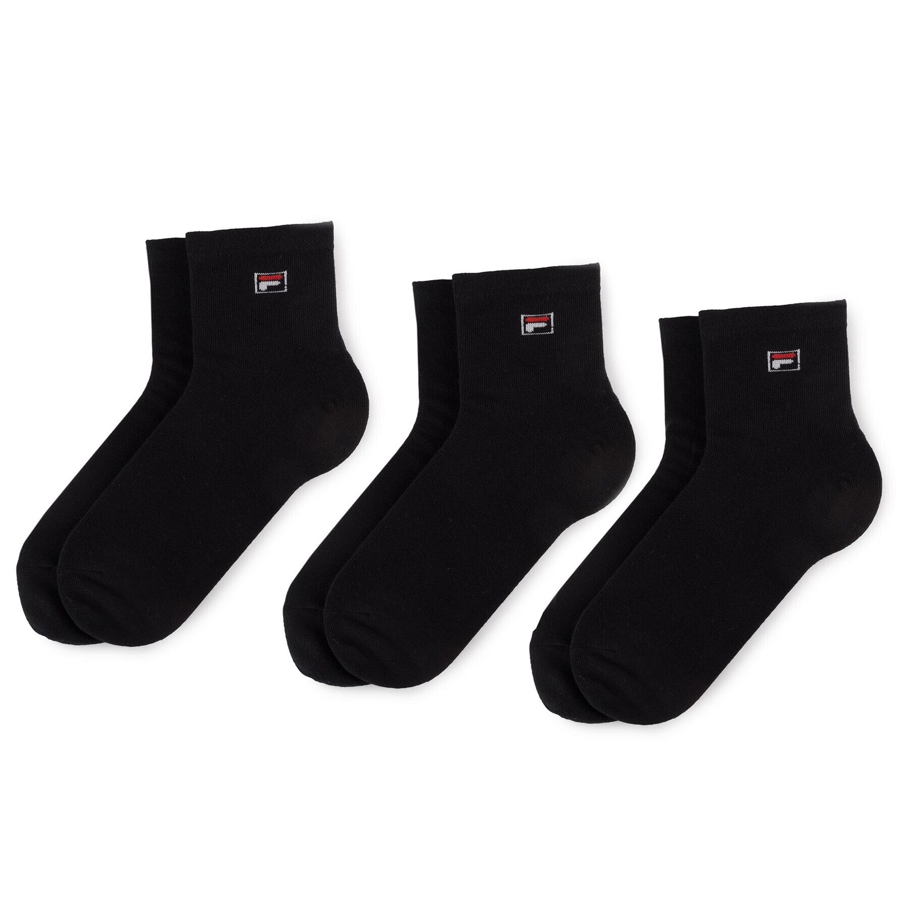 Fila Комплект 3 чифта дълги чорапи мъжки Calza F9303 Черен - Pepit.bg