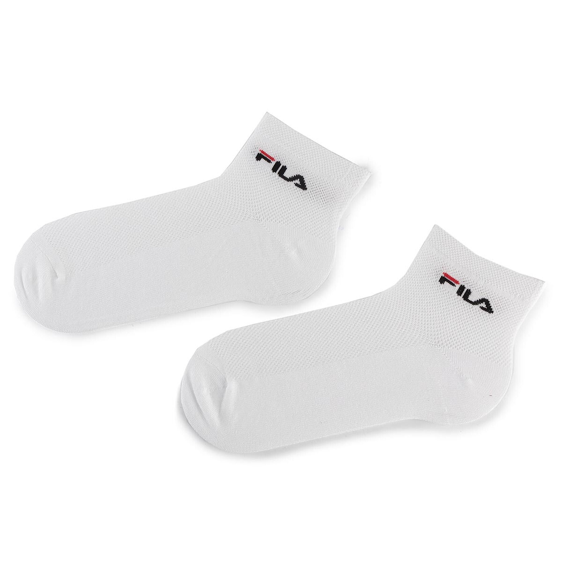 Fila Комплект 3 чифта къси чорапи мъжки Calza Quarter F1742 Бял - Pepit.bg