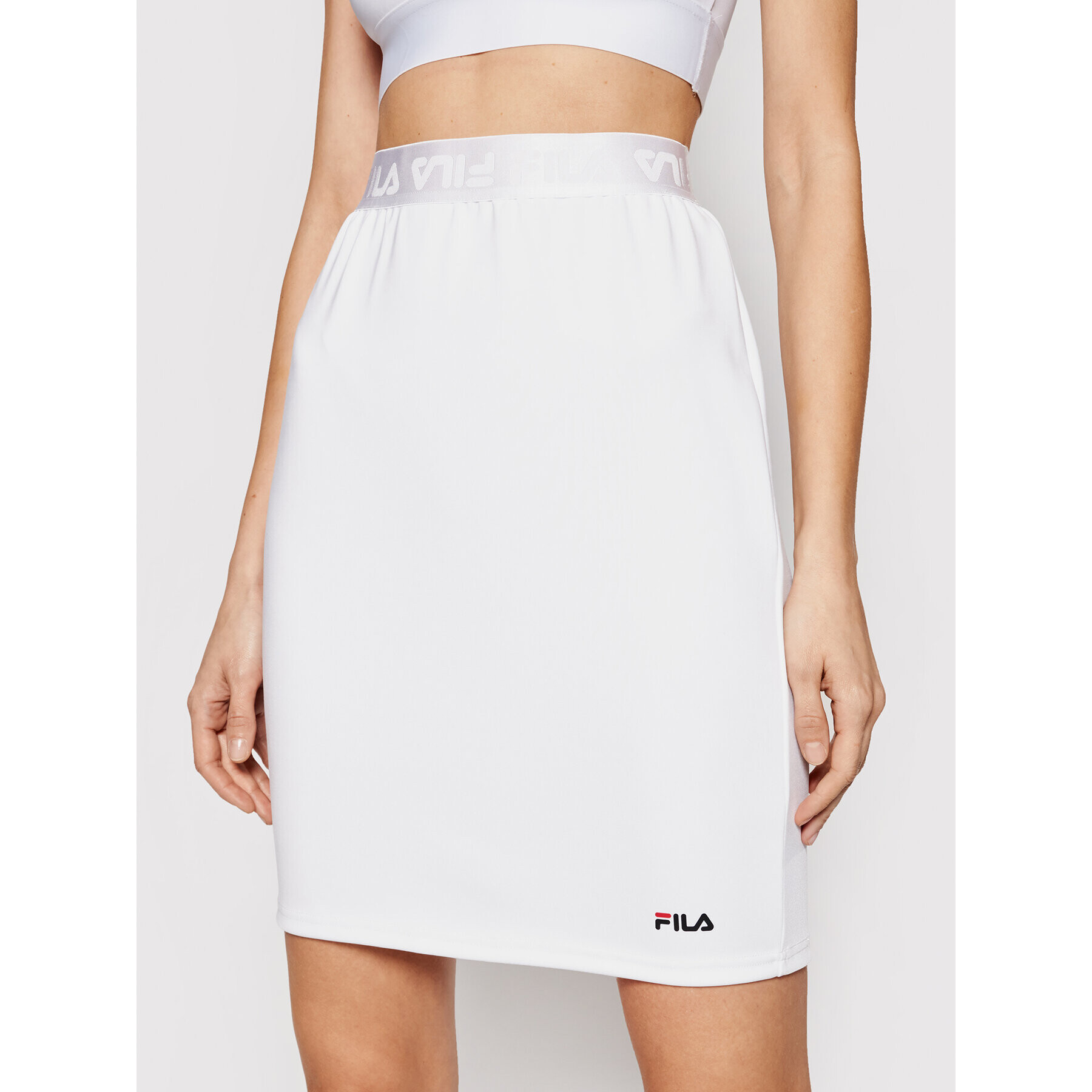 Fila Мини пола Chess 68852 Бял Regular Fit - Pepit.bg