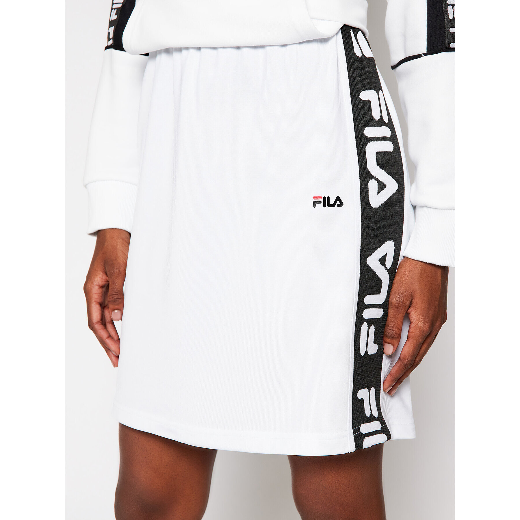 Fila Мини пола Tarala 687695 Бял Regular Fit - Pepit.bg