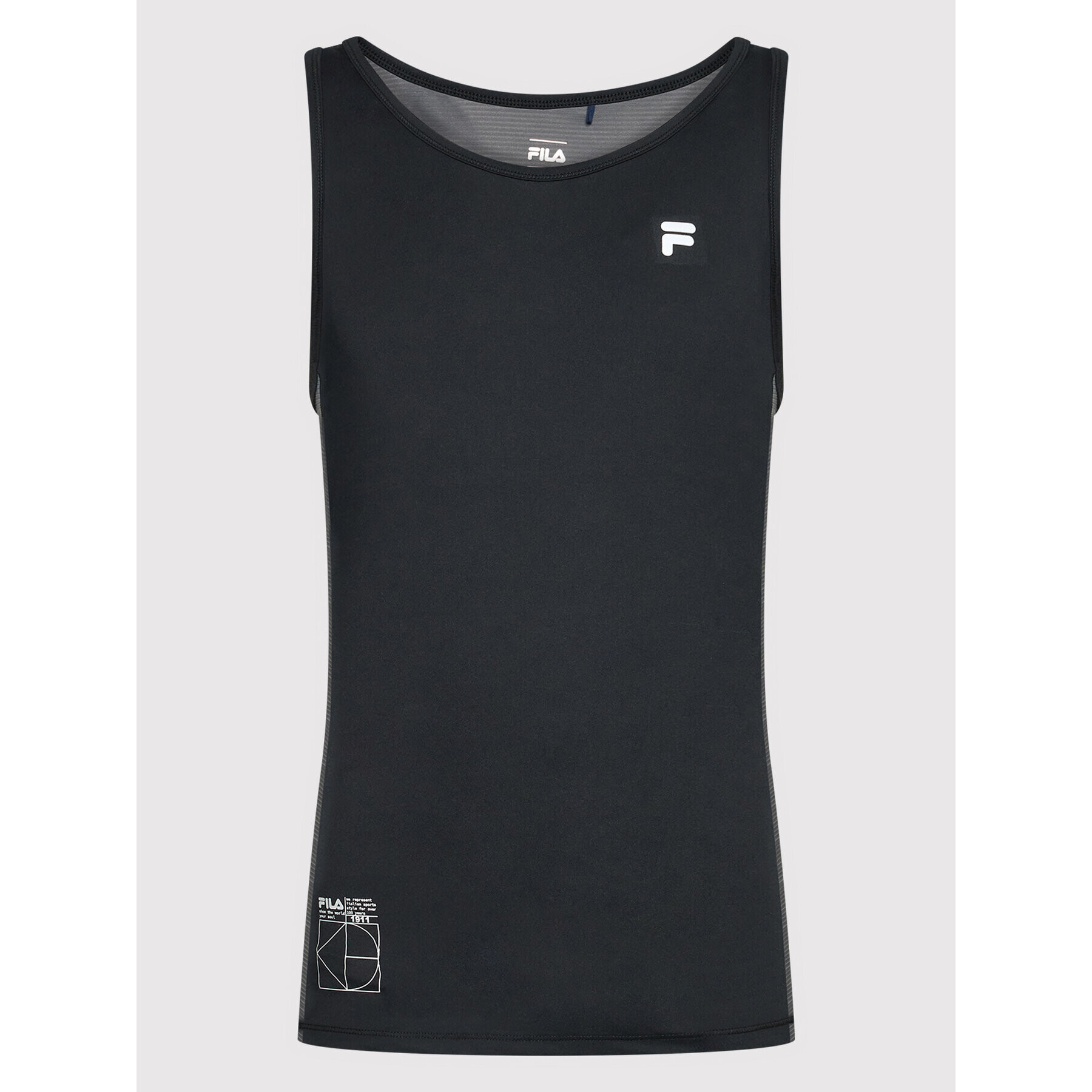 Fila Мъжки топ Rachow FAM0061 Черен Relaxed Fit - Pepit.bg