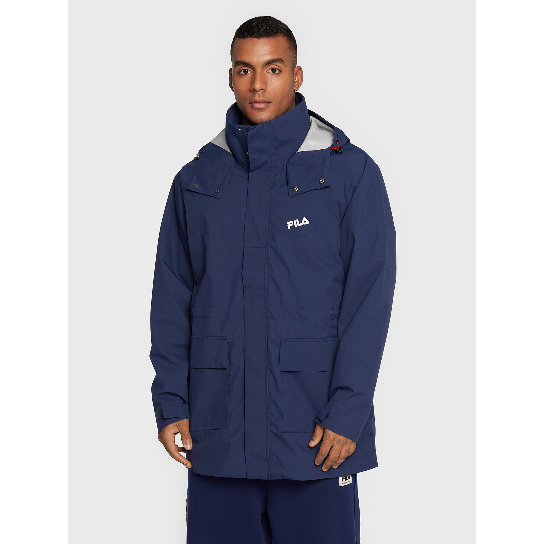 Fila Парка Tanvald FAM0195 Тъмносин Regular Fit - Pepit.bg