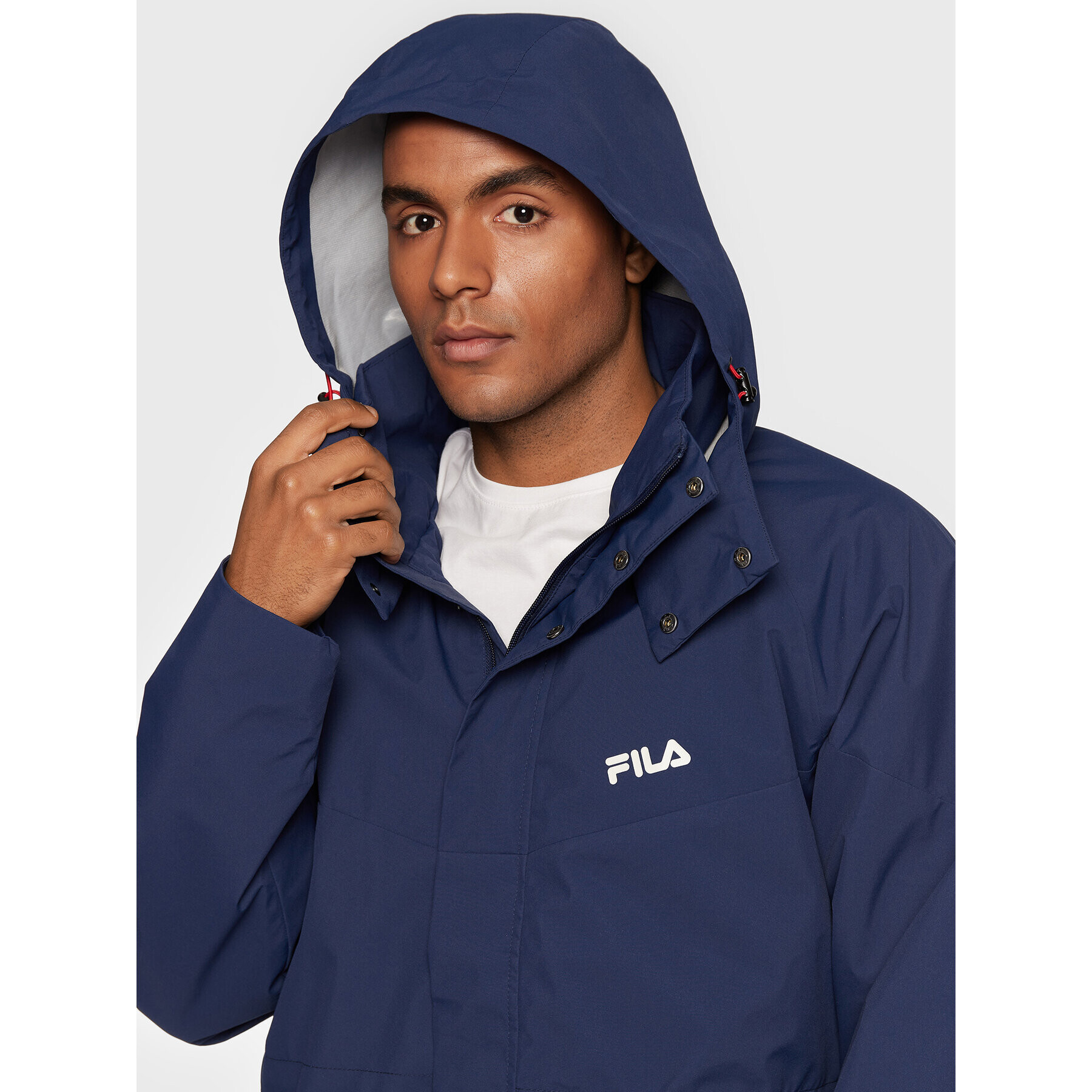 Fila Парка Tanvald FAM0195 Тъмносин Regular Fit - Pepit.bg