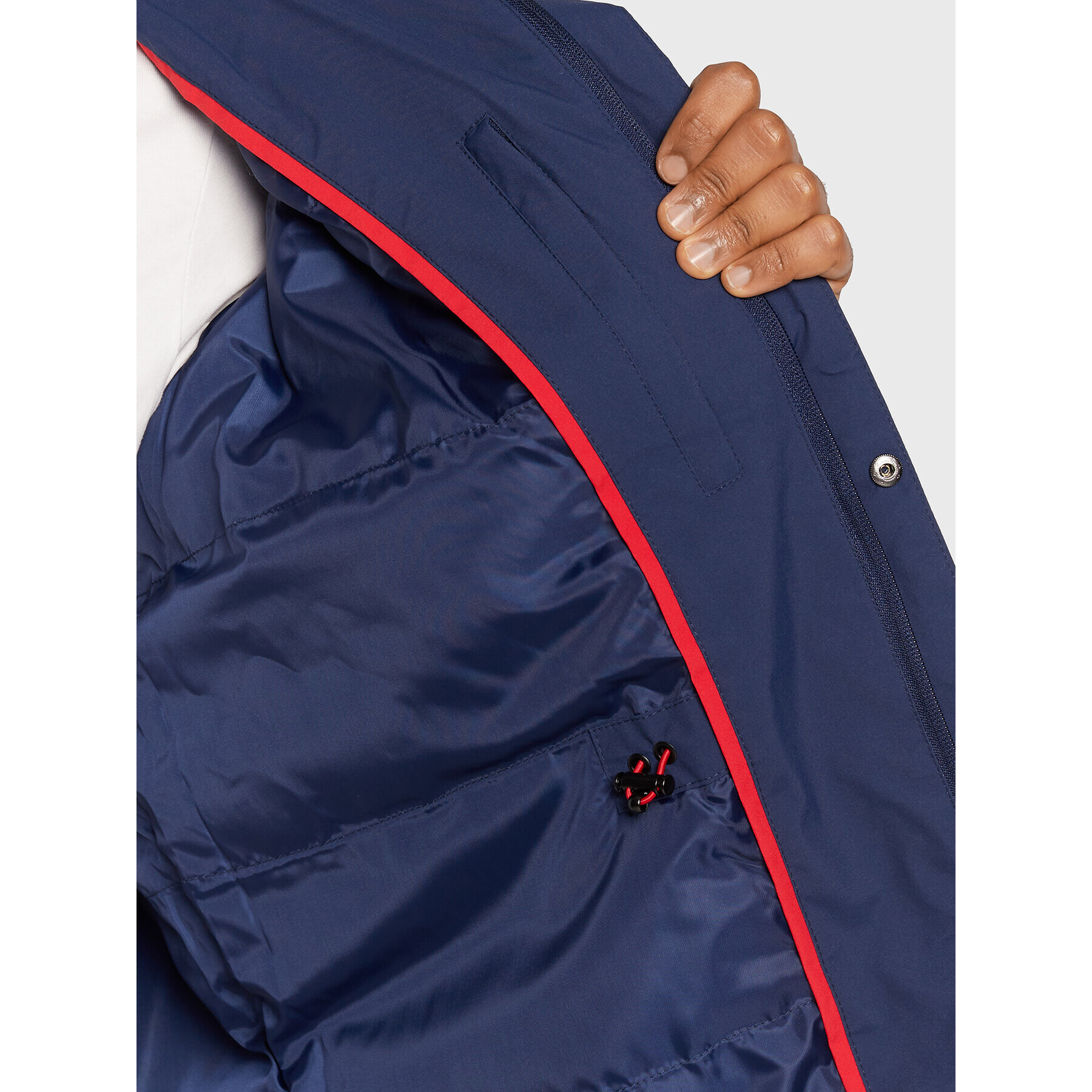Fila Парка Tanvald FAM0195 Тъмносин Regular Fit - Pepit.bg